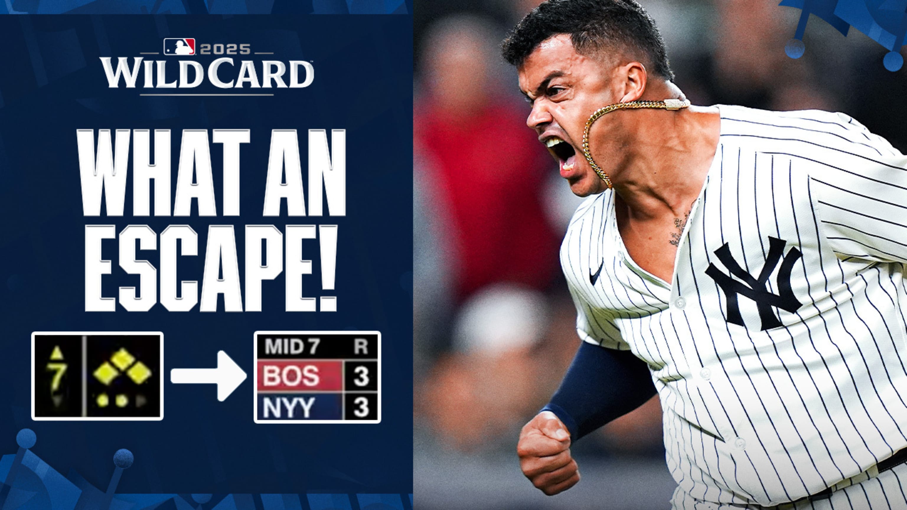 Fernando Cruz escapes the jam in the 7th