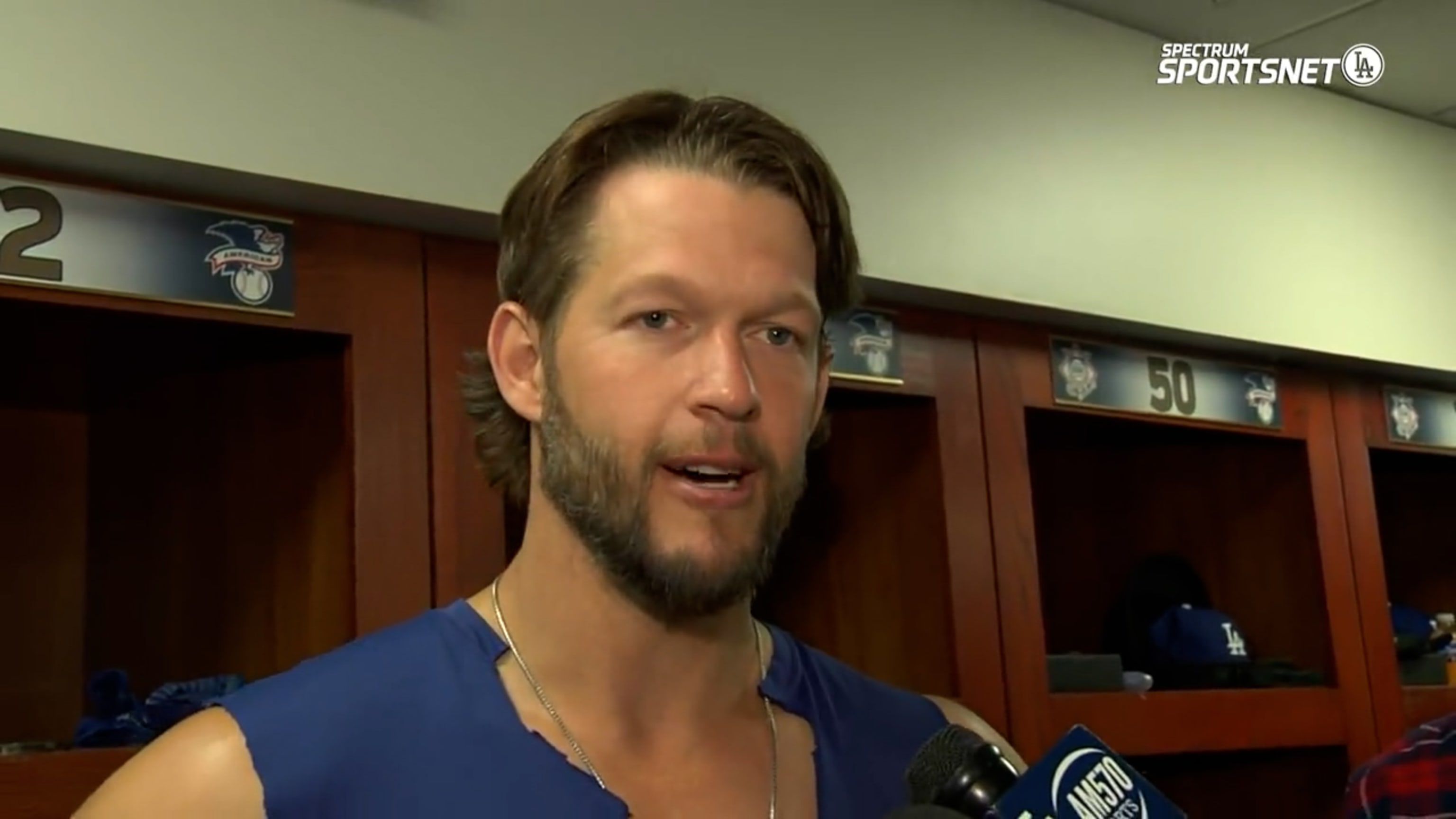 Clayton Kershaw goes seven innings to beat Brewers