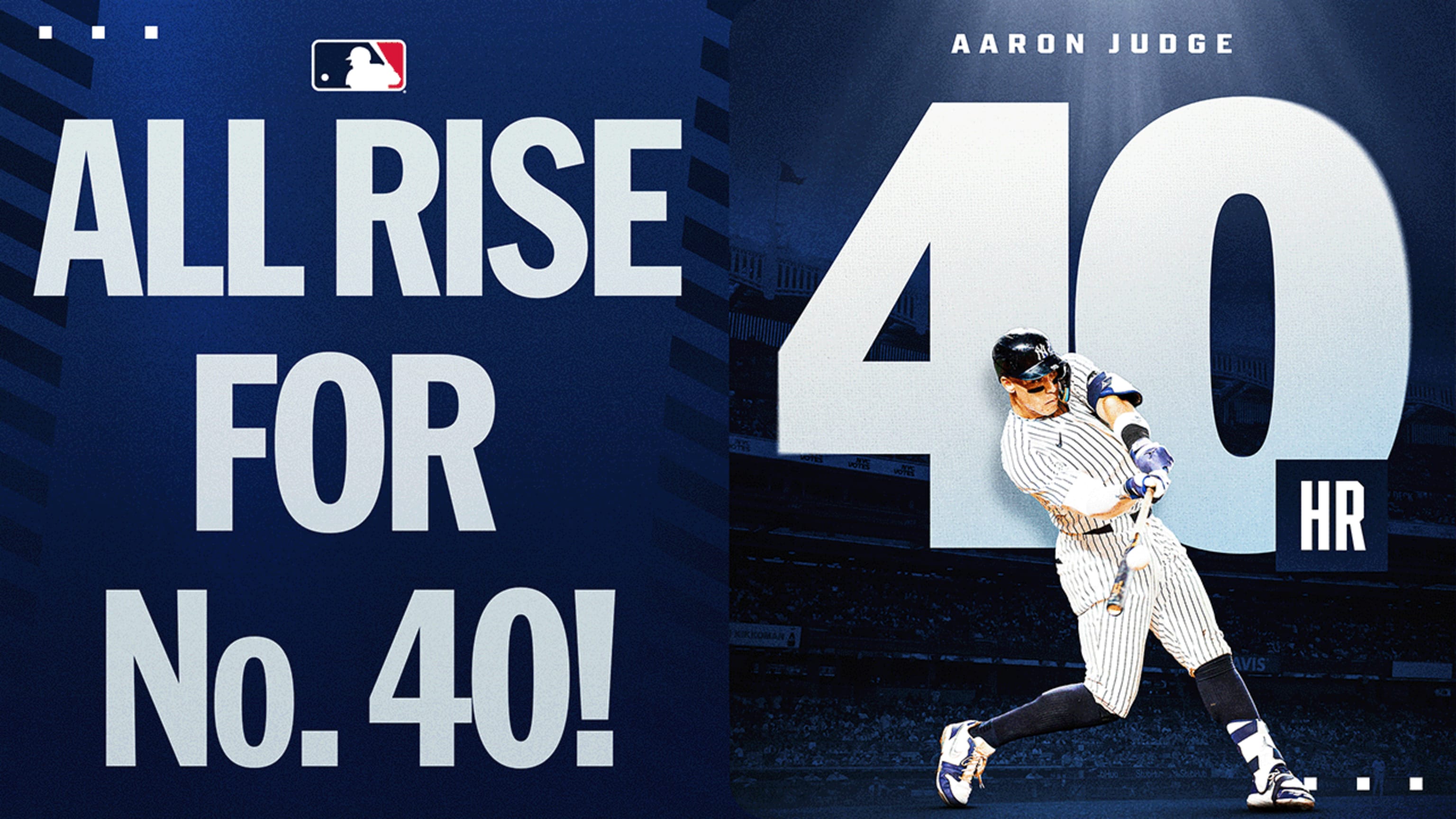 HR Nro. 40 de Aaron Judge 