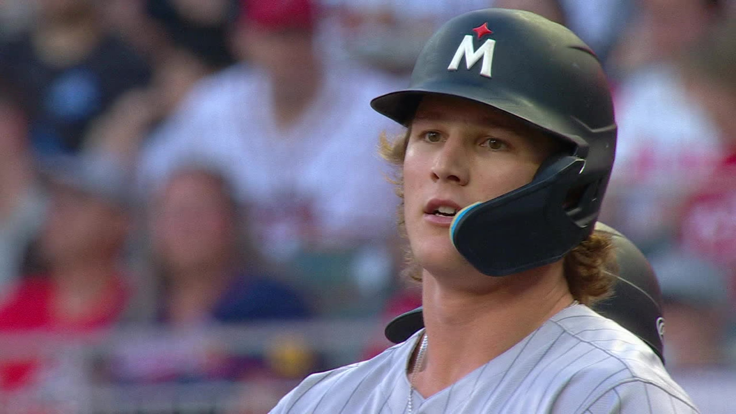 Luke Keaschall's first MLB hit and RBI