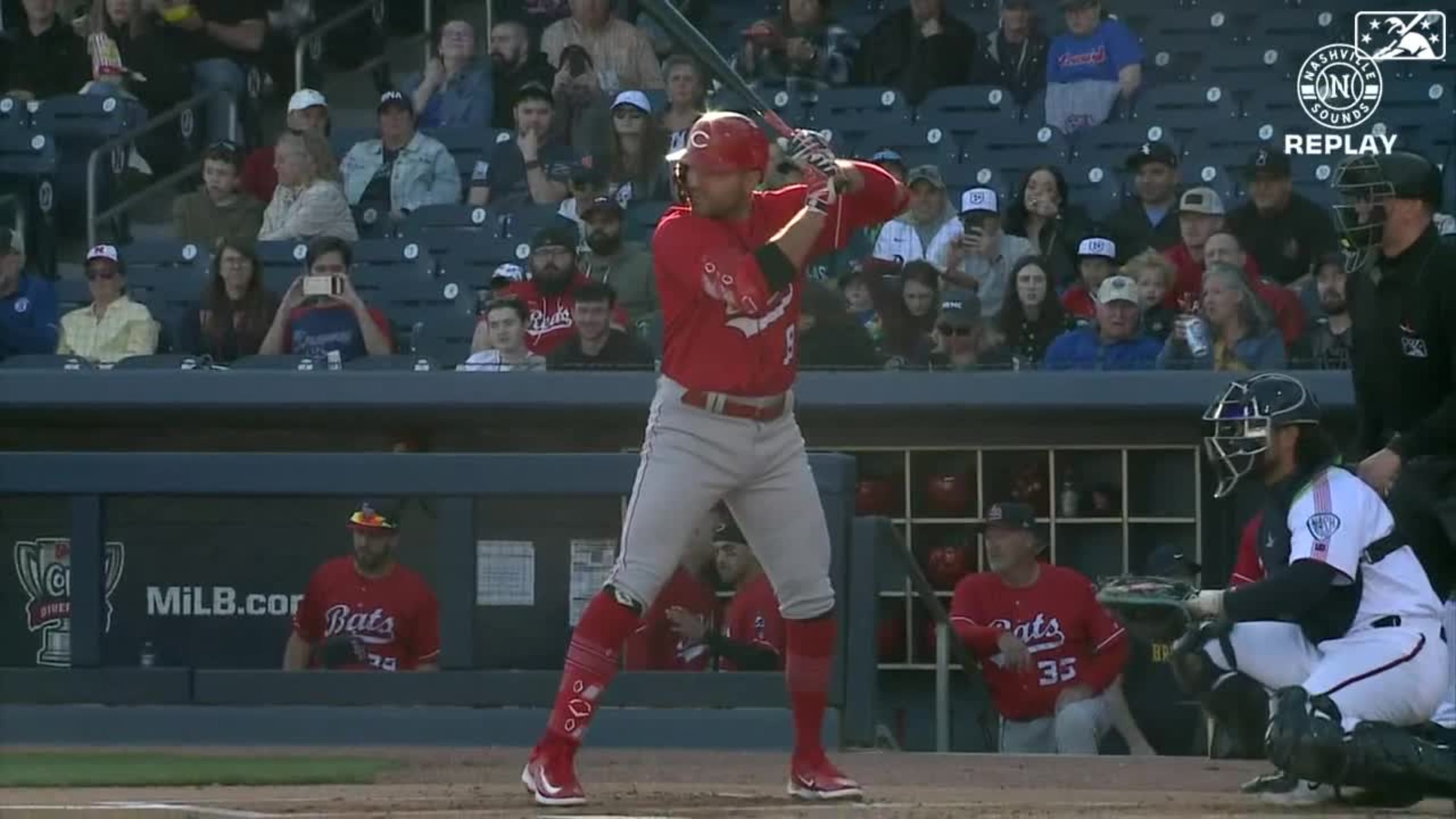 Joey Votto taking live batting practice at Great American Ball Park