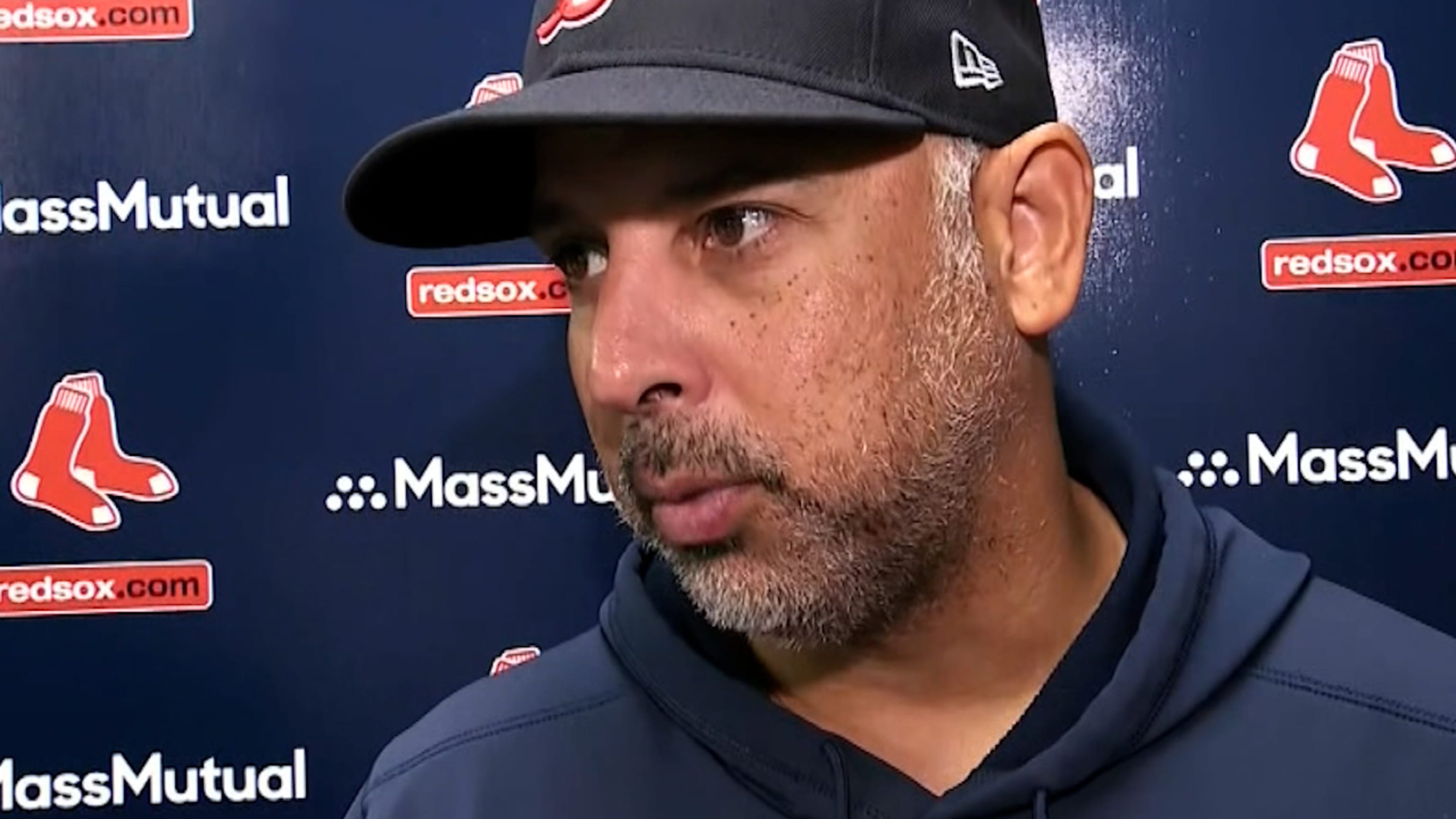 Alex Cora reveals the story behind his new beard
