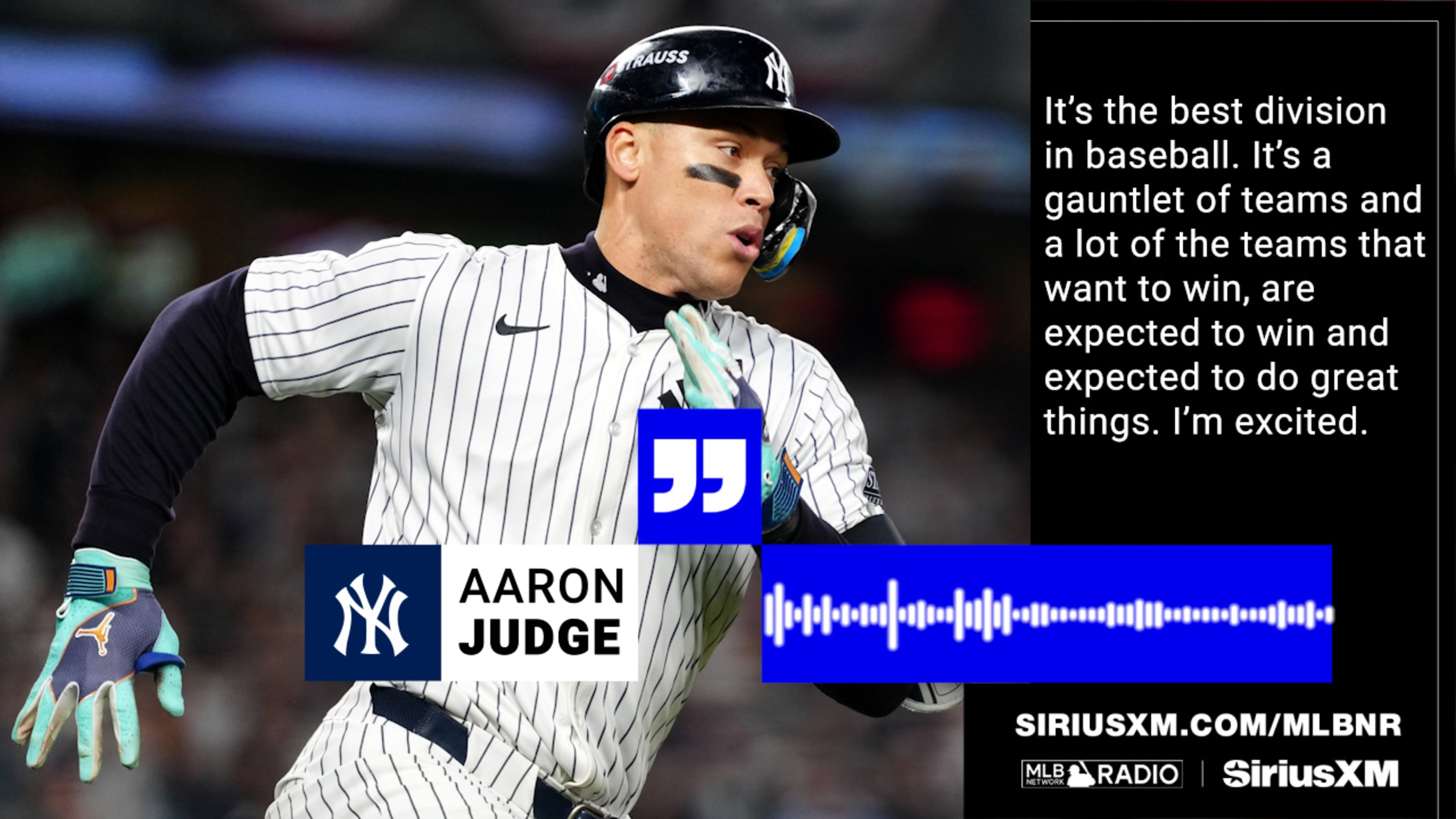 Aaron Judge: 'It's the best division in baseball'