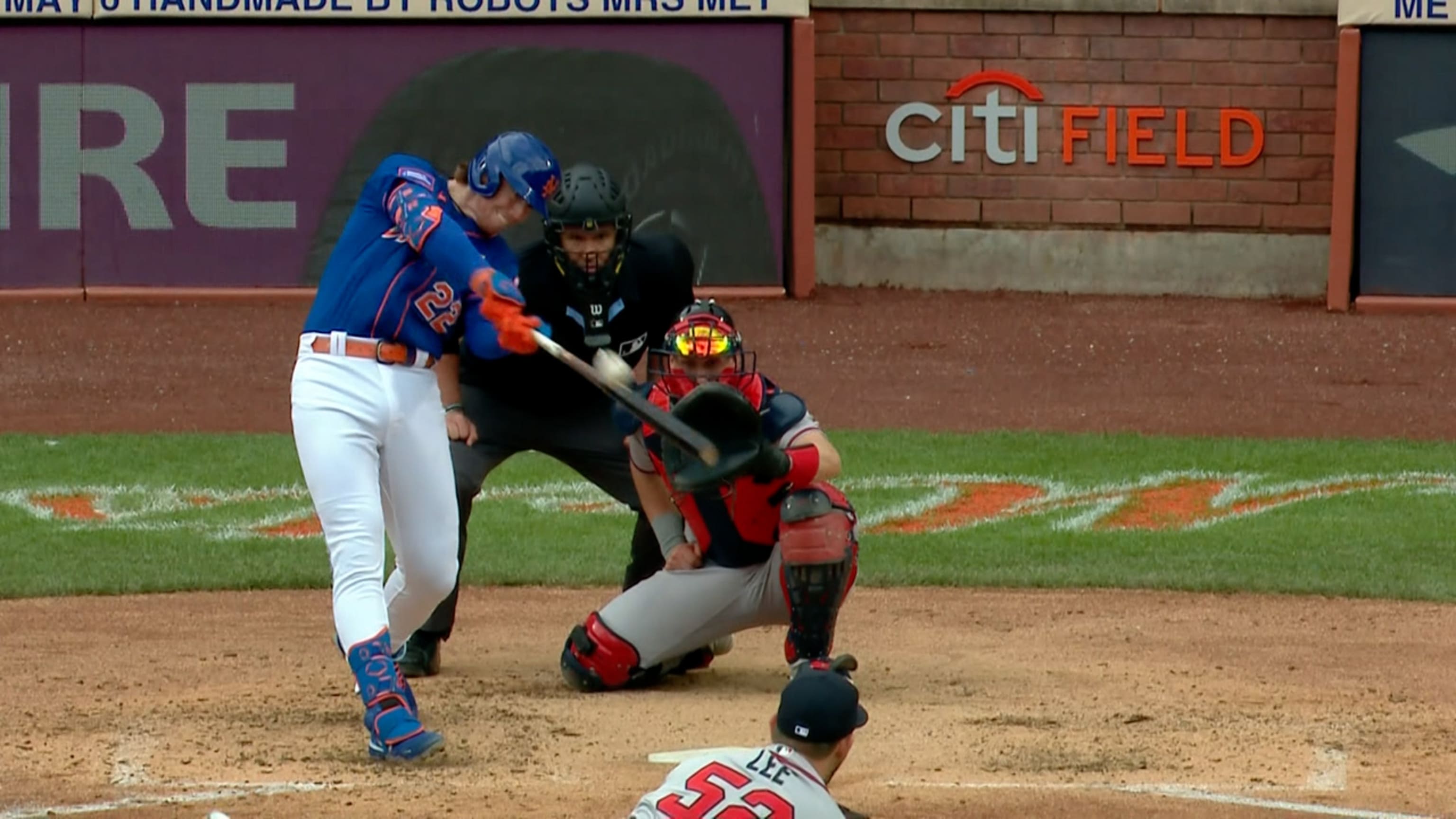 Jonrón solitario de Brett Baty