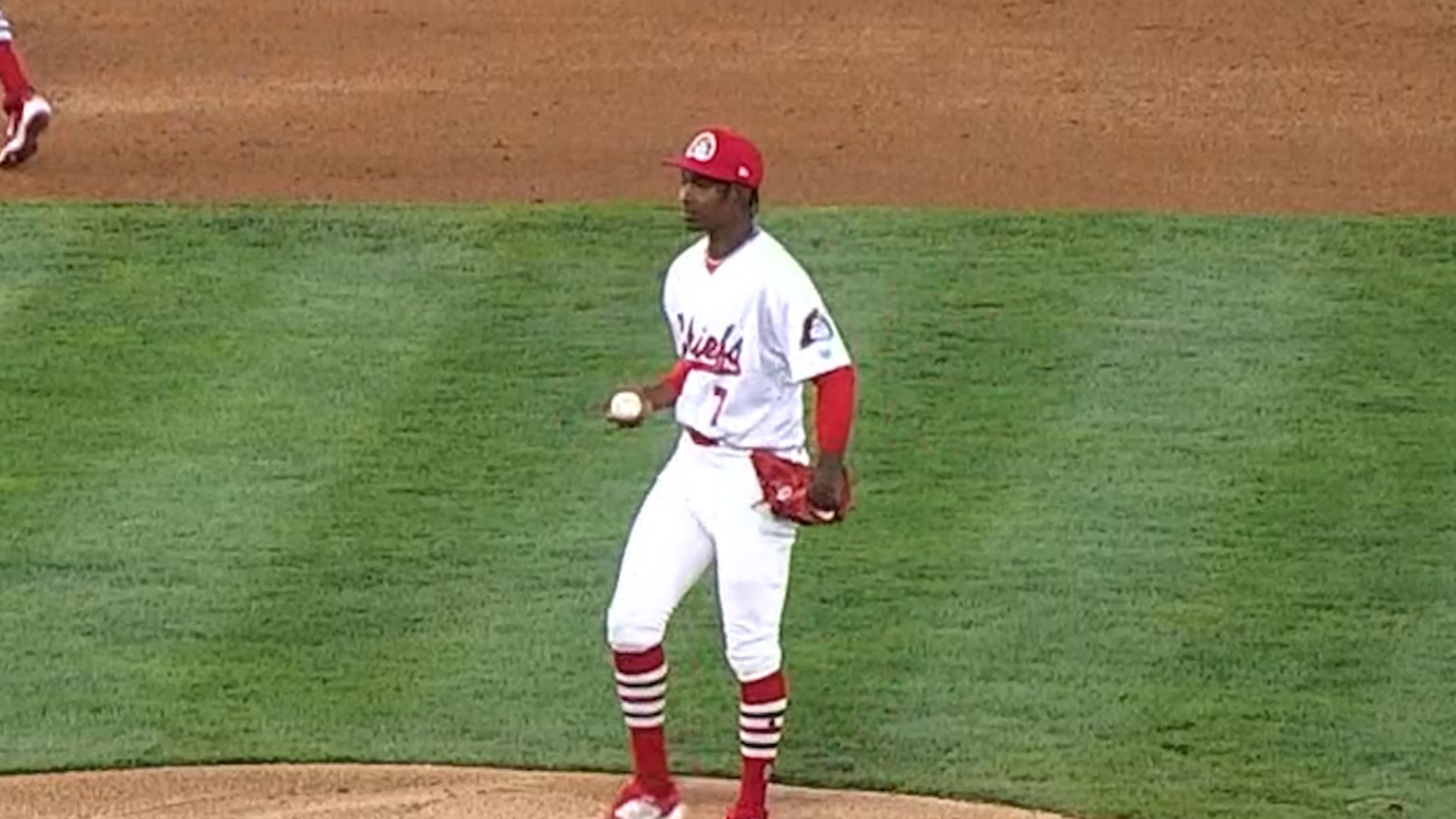 Tink Hence tosses four scoreless