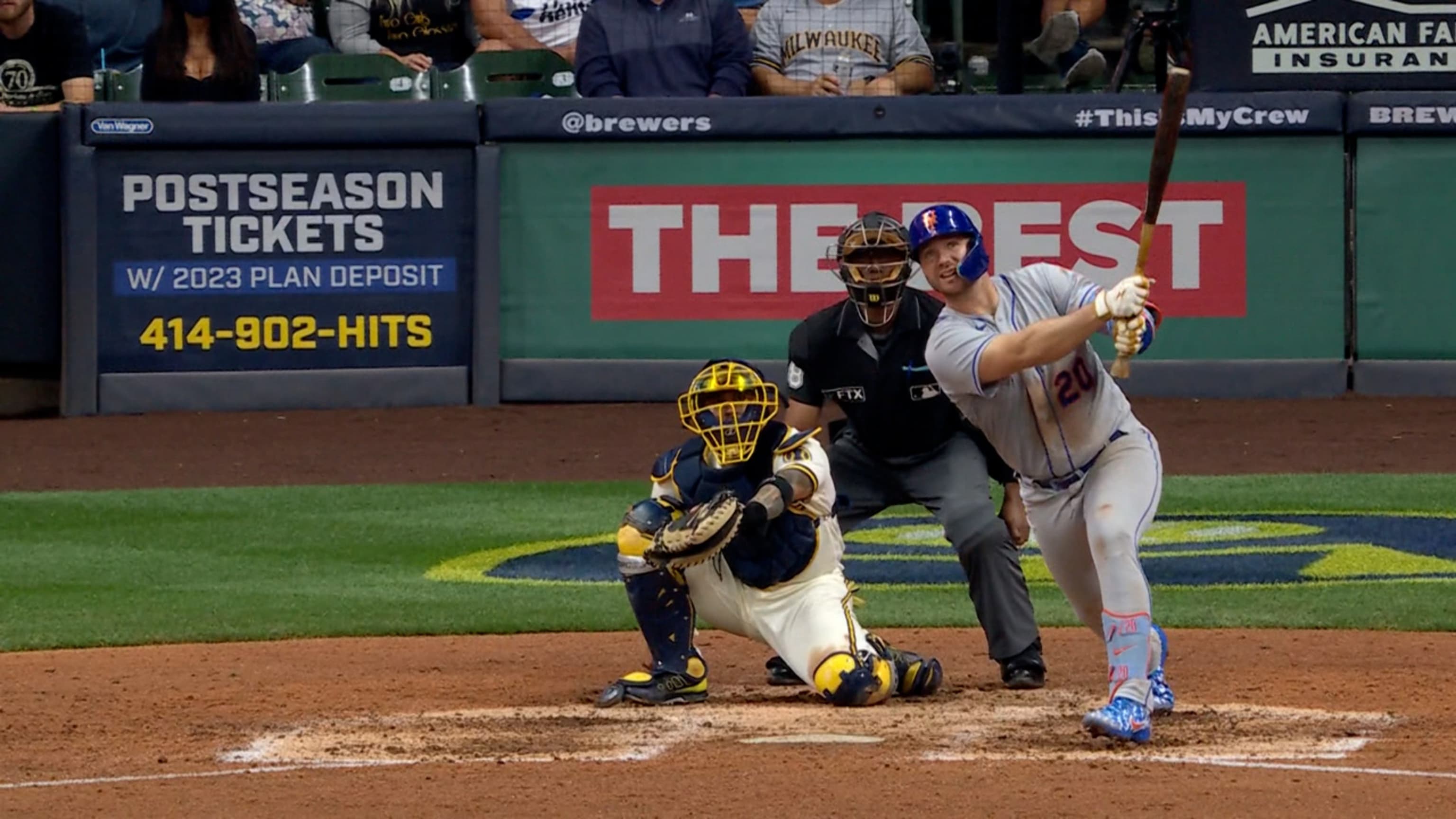 Pete Alonso pega HR de 3 rayas