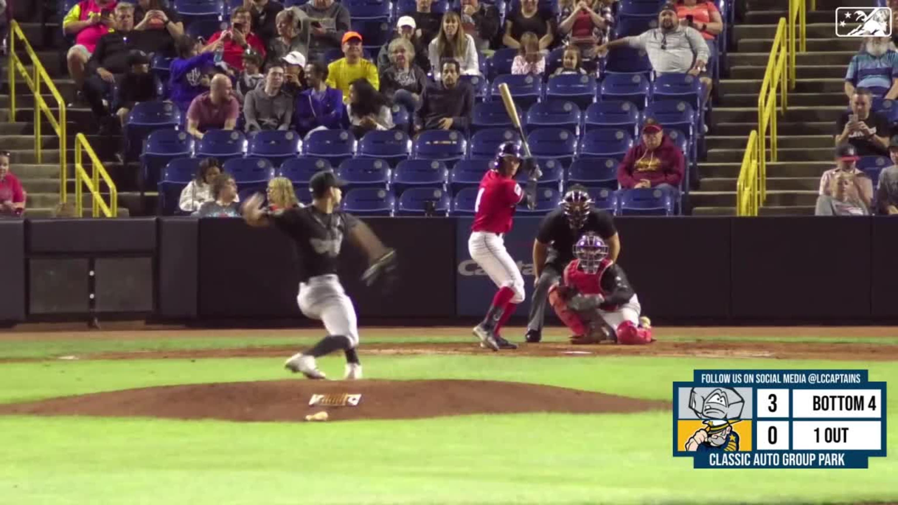 Luis Morales' fourth strikeout