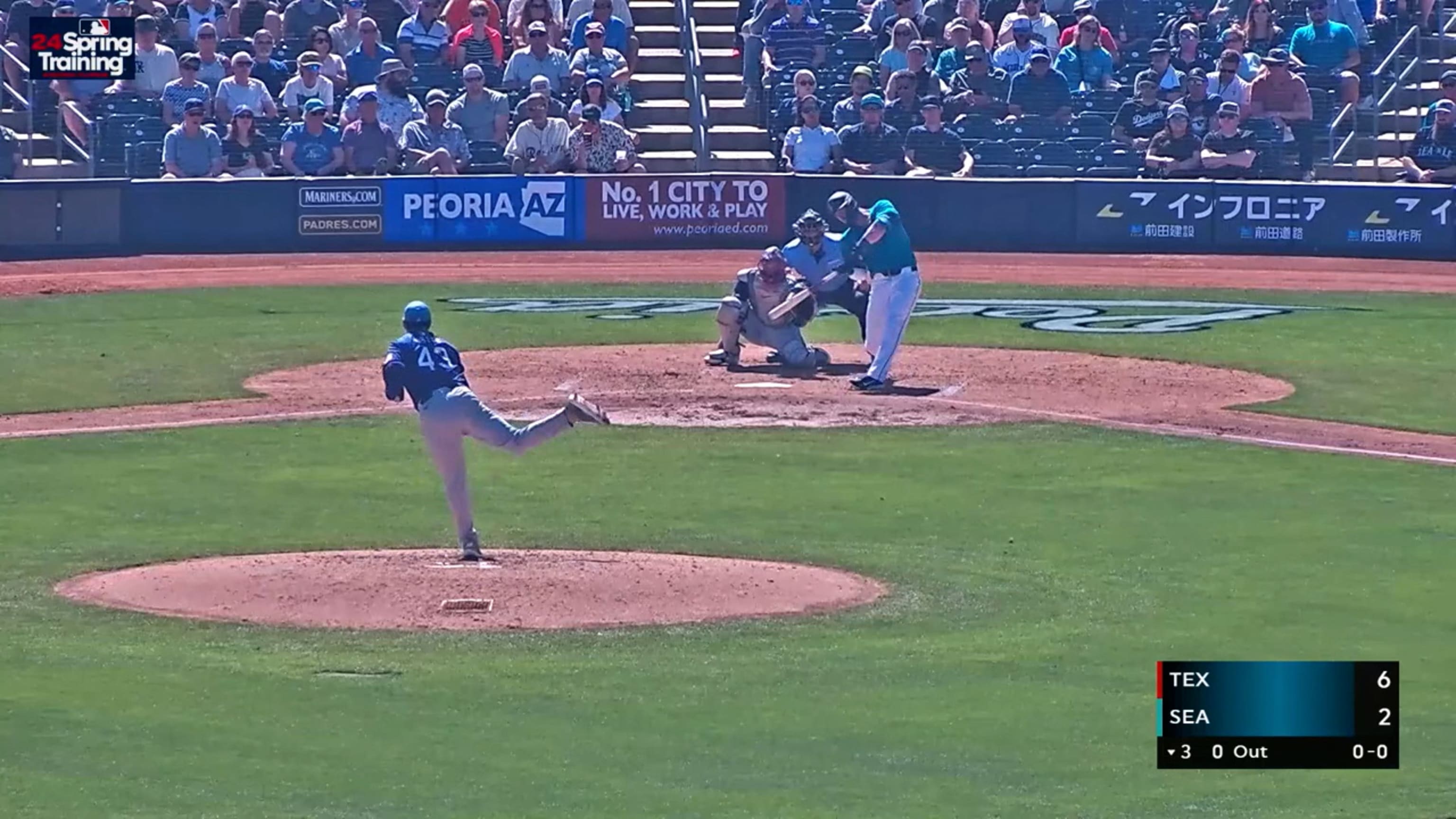 Mitch Haniger belts a solo home run to left-center 