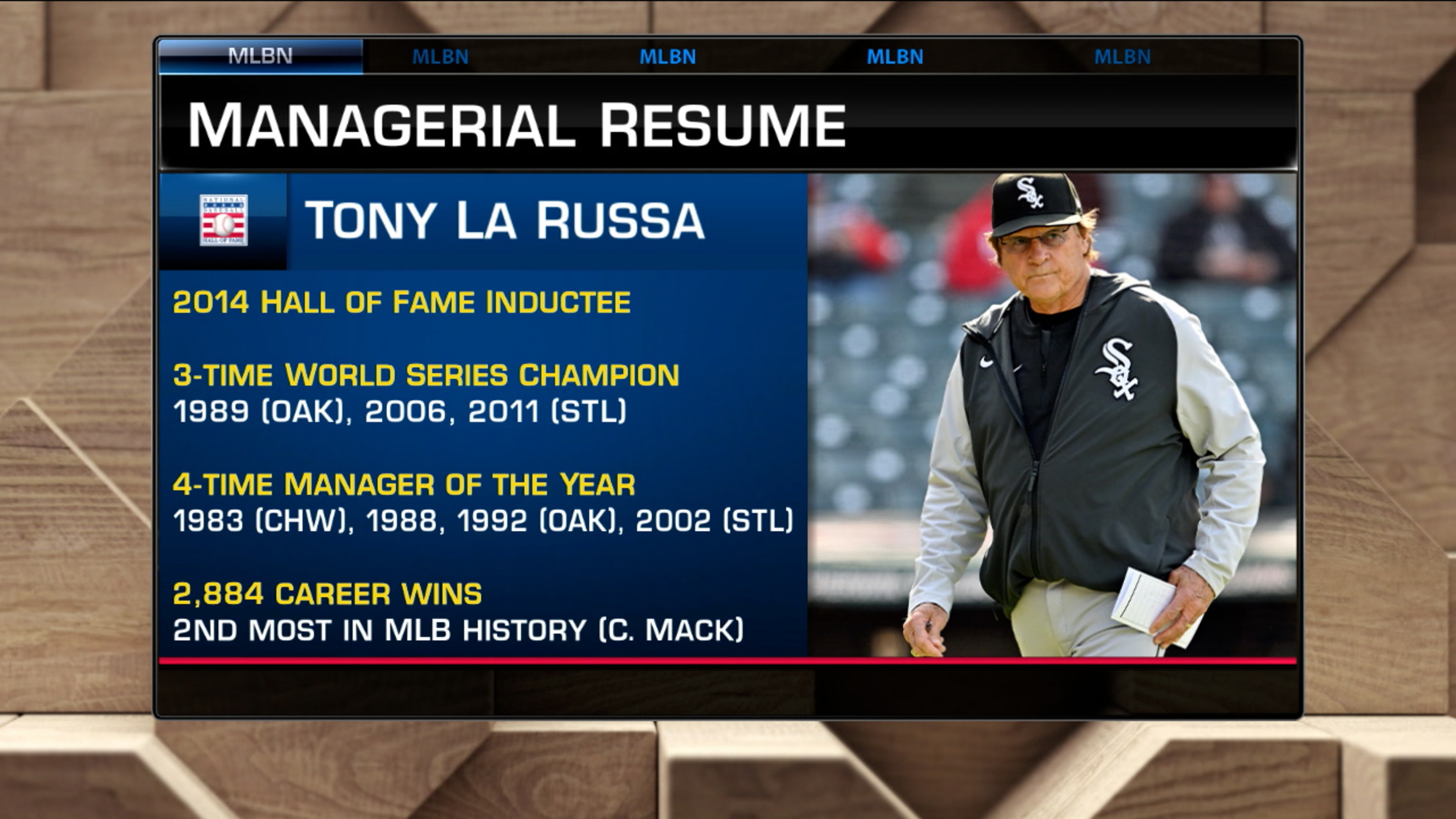 Tony La Russa announces retirement from White Sox