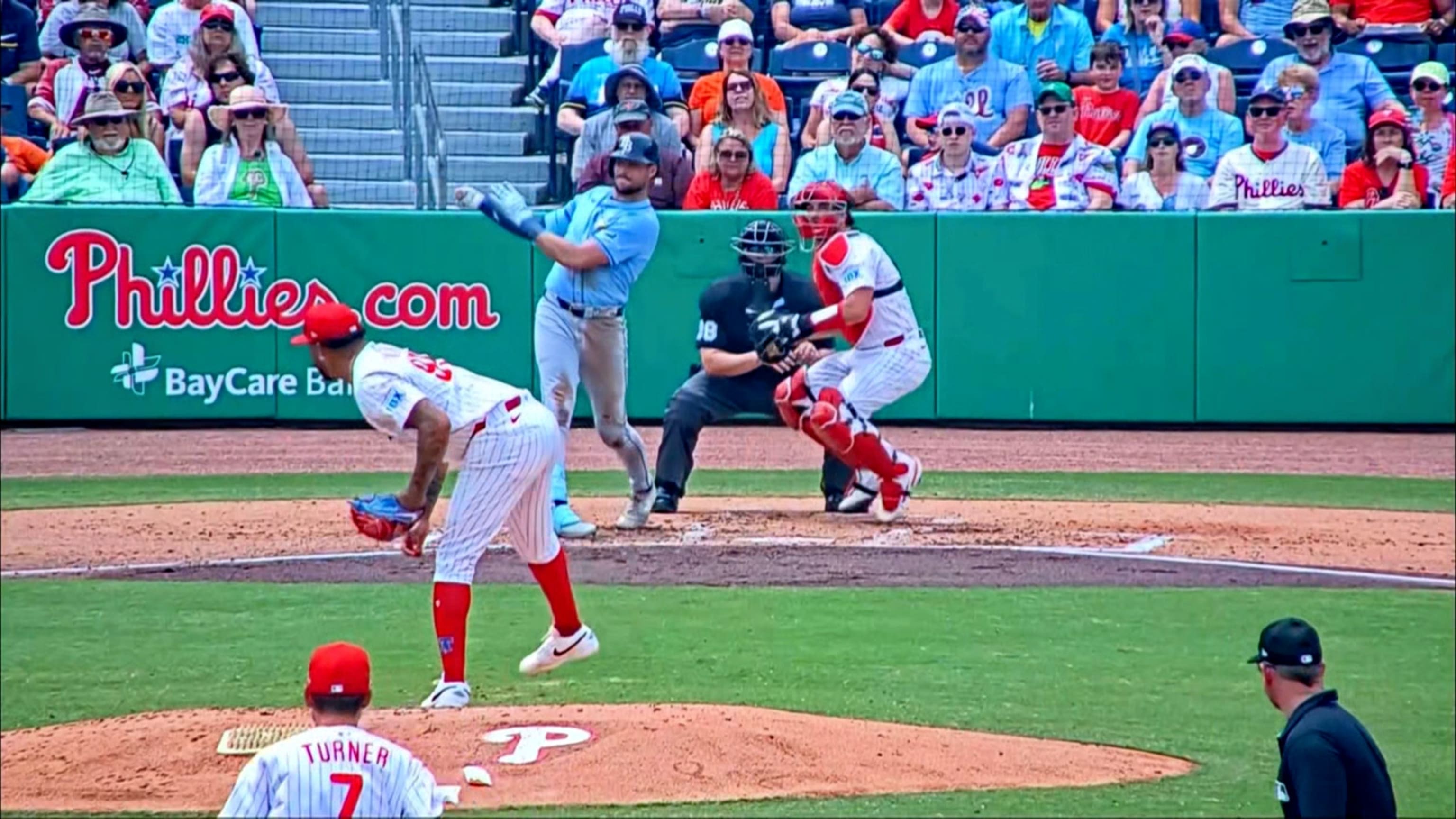 Josh Lowe's two-run double