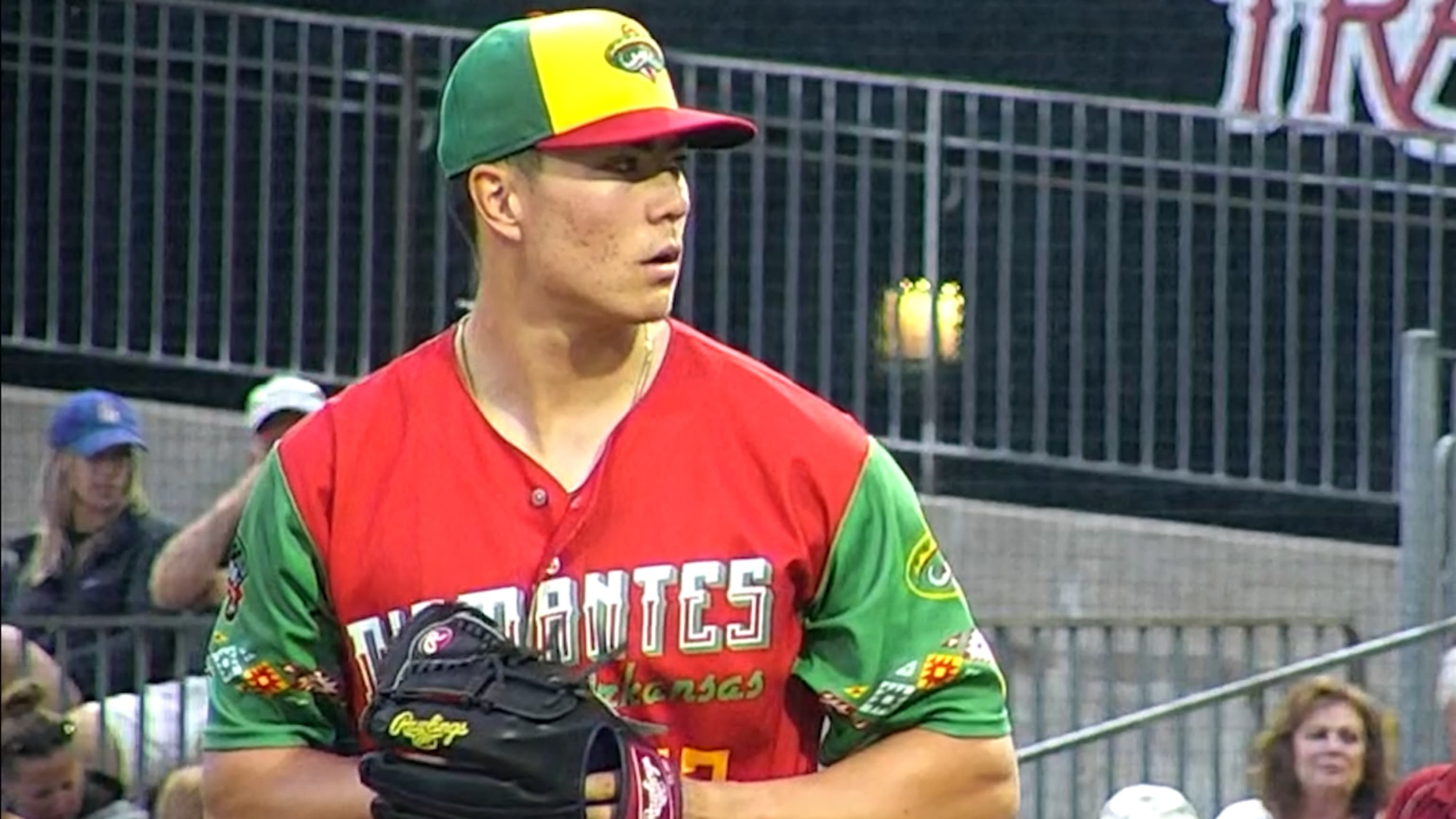 Bryan Woo strikes out seven