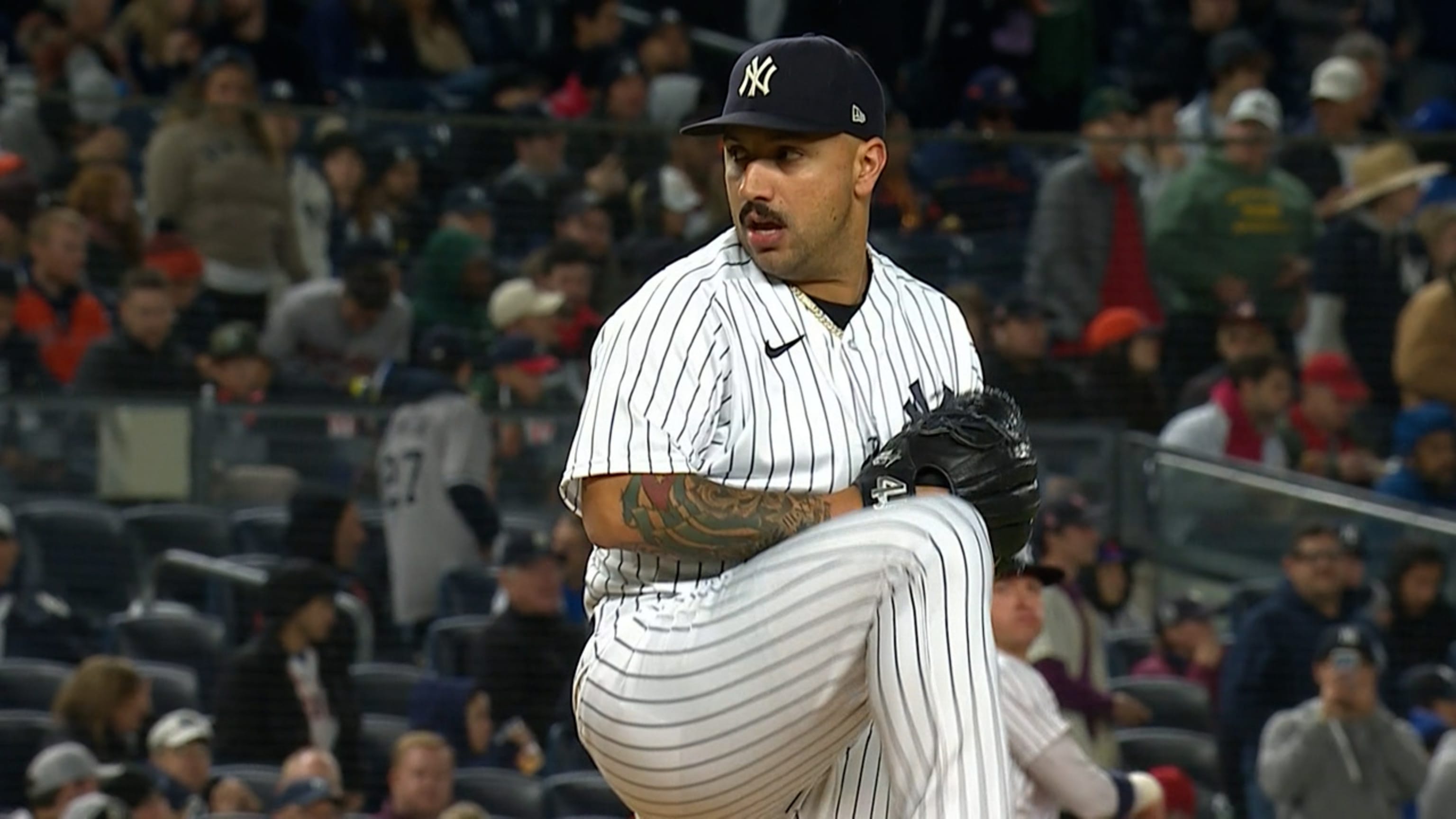 Yankees P Nestor Cortes shut down due to rotator cuff strain