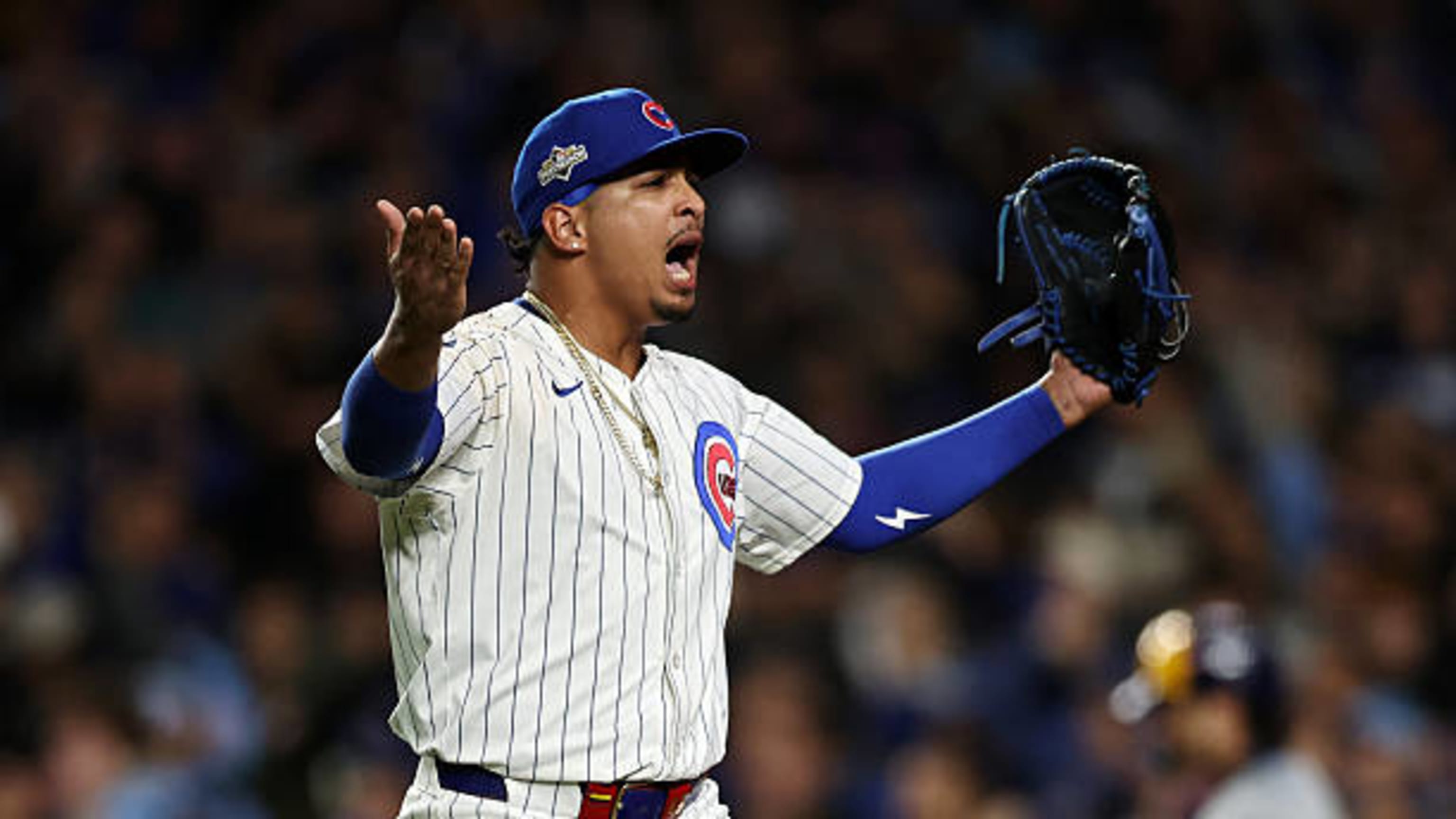 Daniel Palencia retires Jackson Chourio, strands two