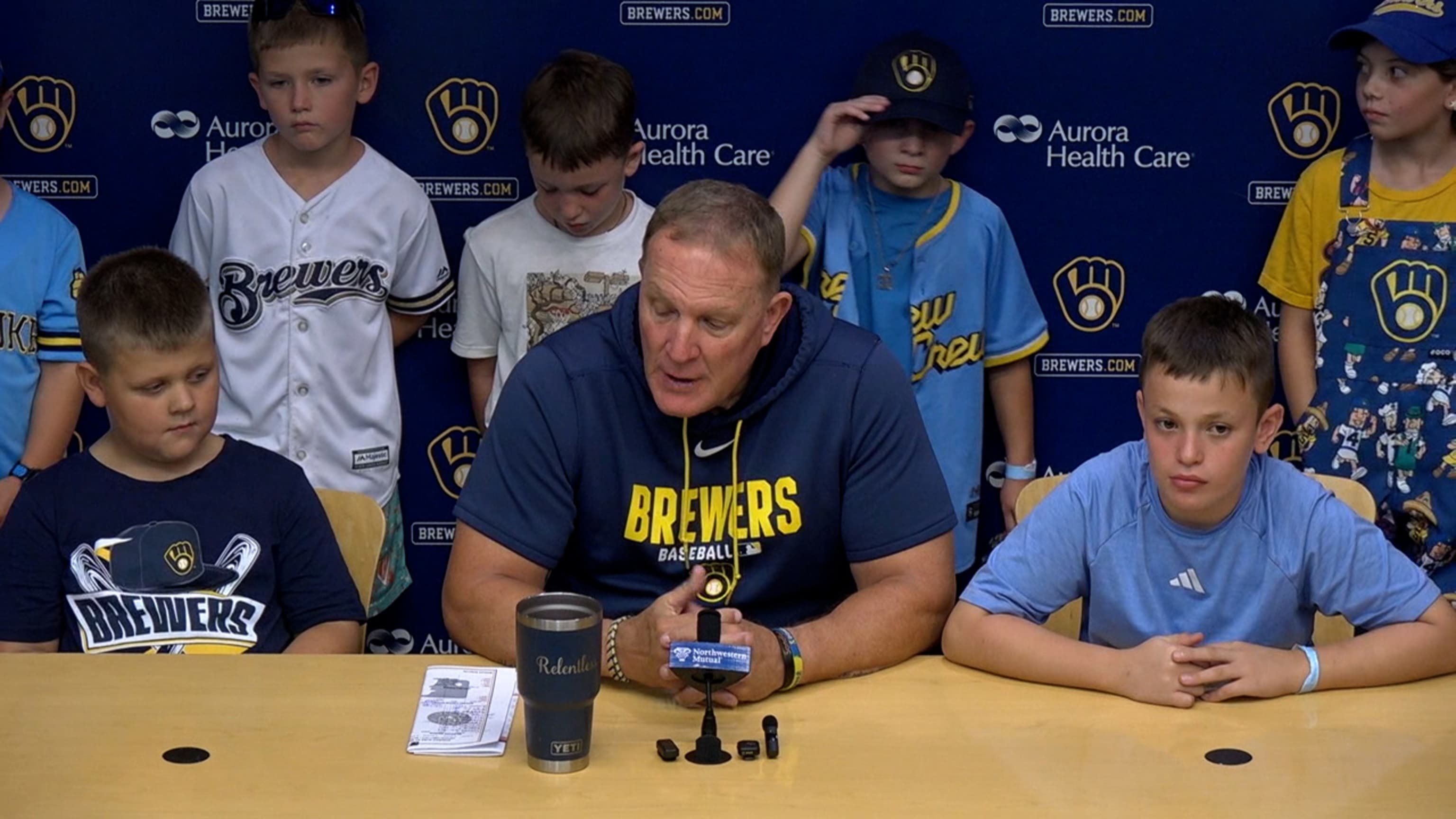 Pat Murphy talks win over Cubs, Chourio's clutch hit