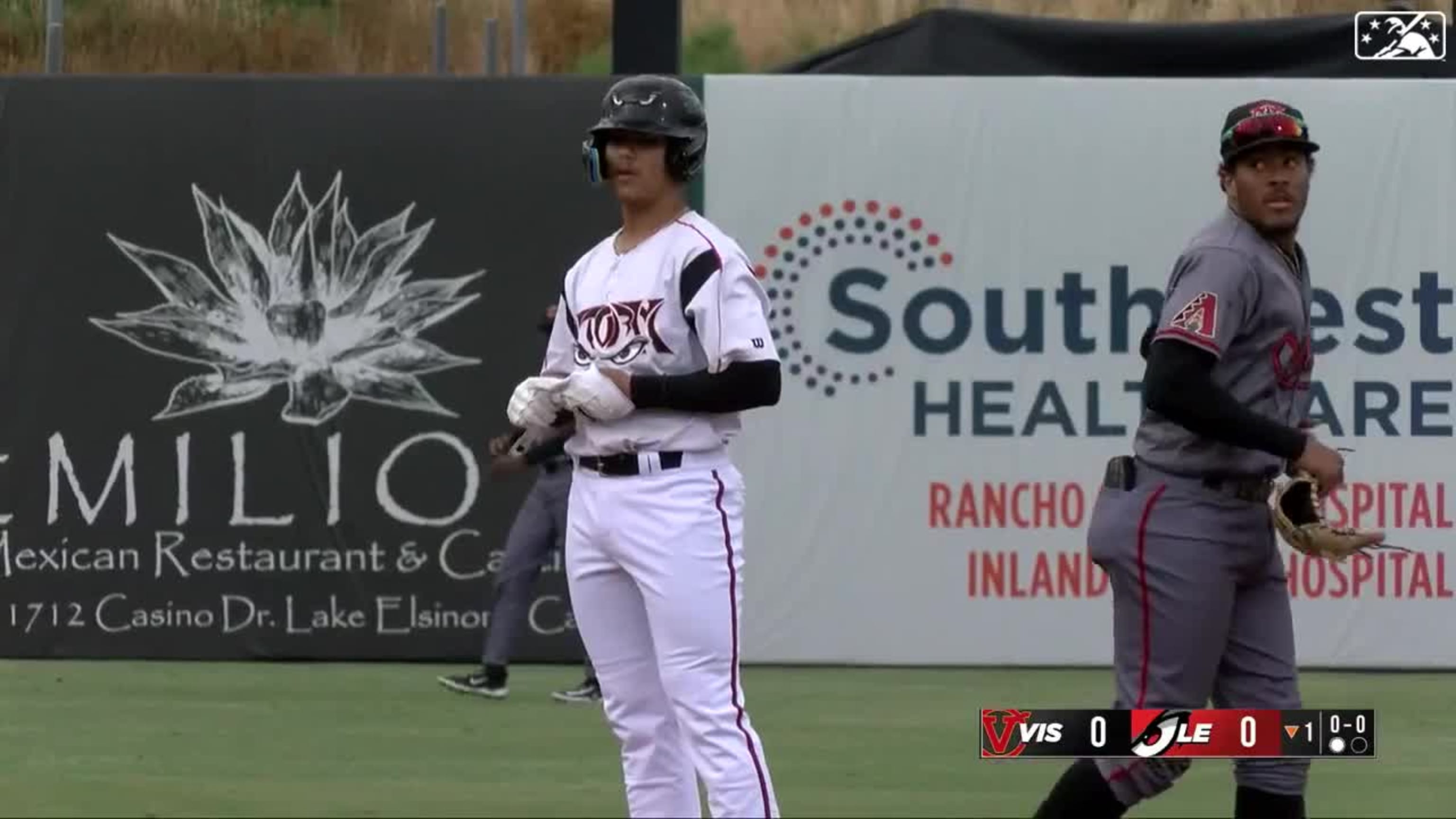 Ethan Salas' first pro hit 