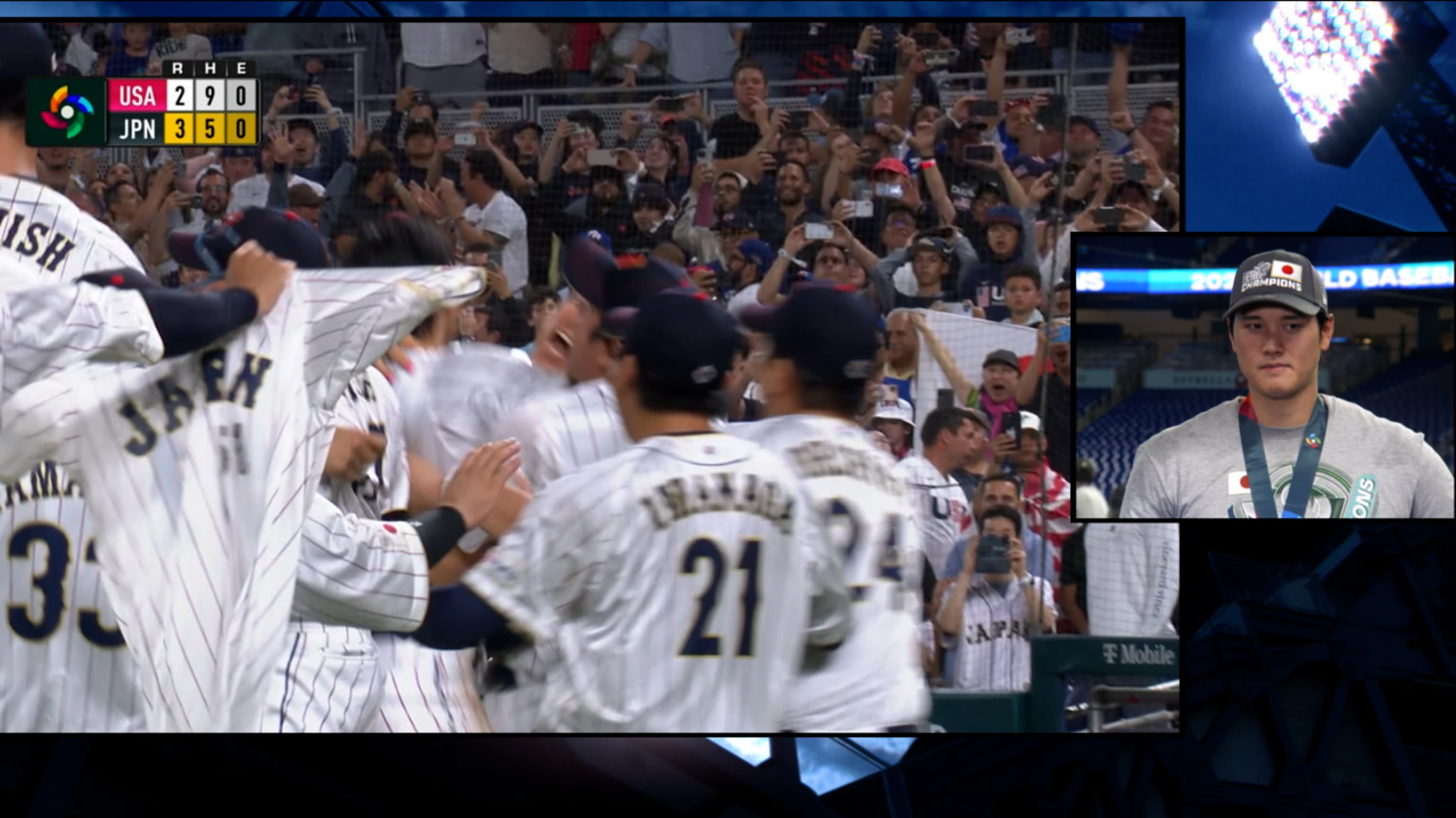 Shohei Ohtani Strikes Out Mike Trout To Win World Baseball Classic