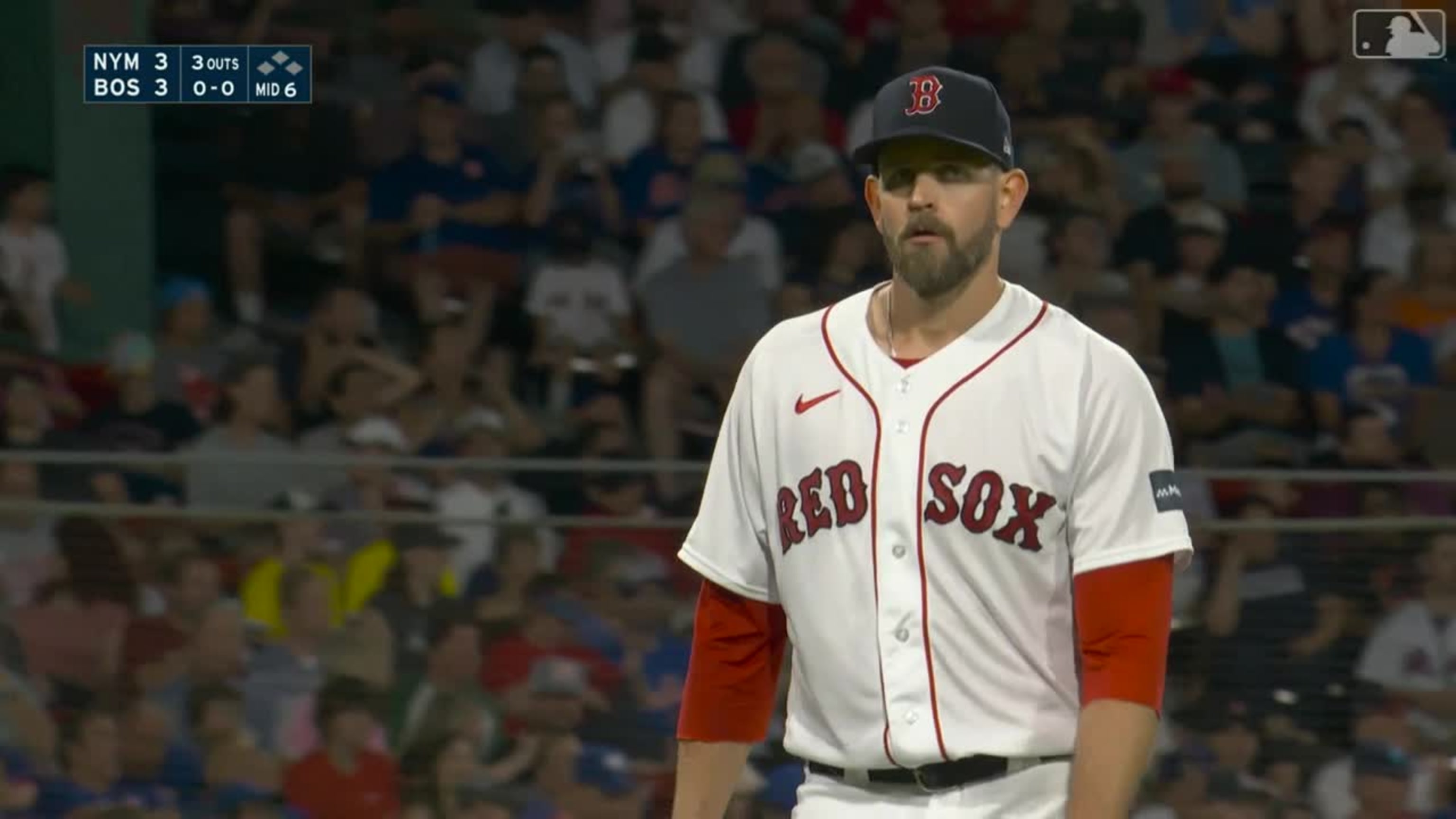 Boston Red Sox's Triston Casas watches his two-run home run, next