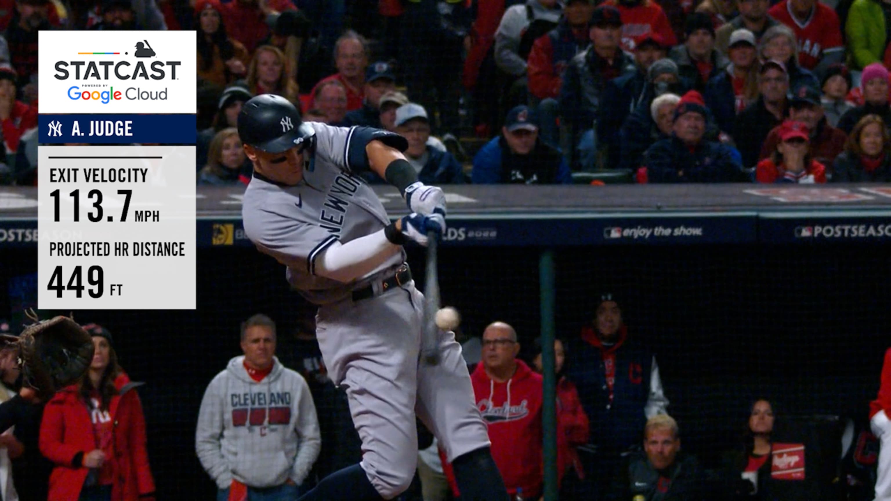 Judge dispara HR de 449 pies