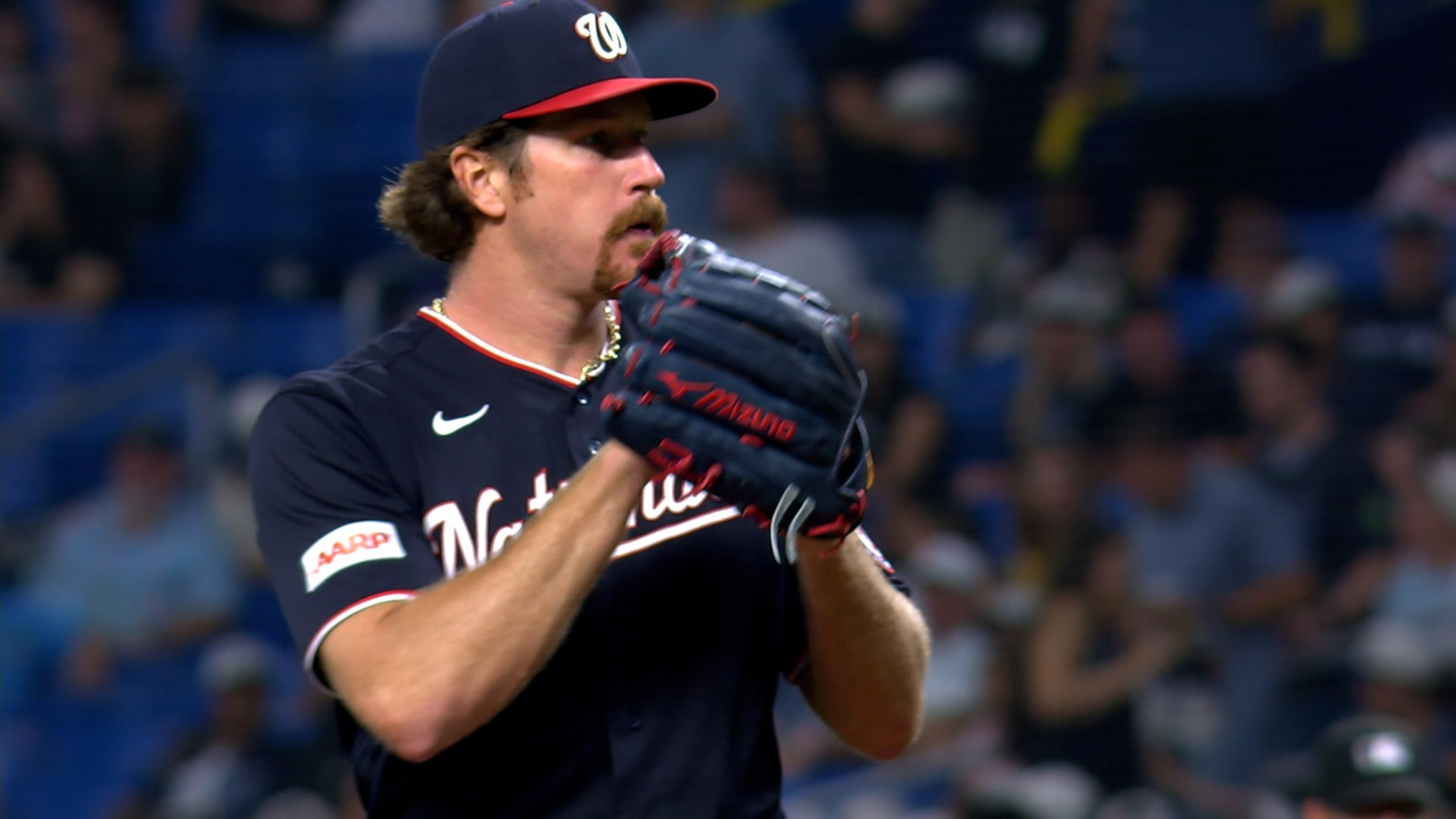 Miles Mikolas poncha a dos Rays