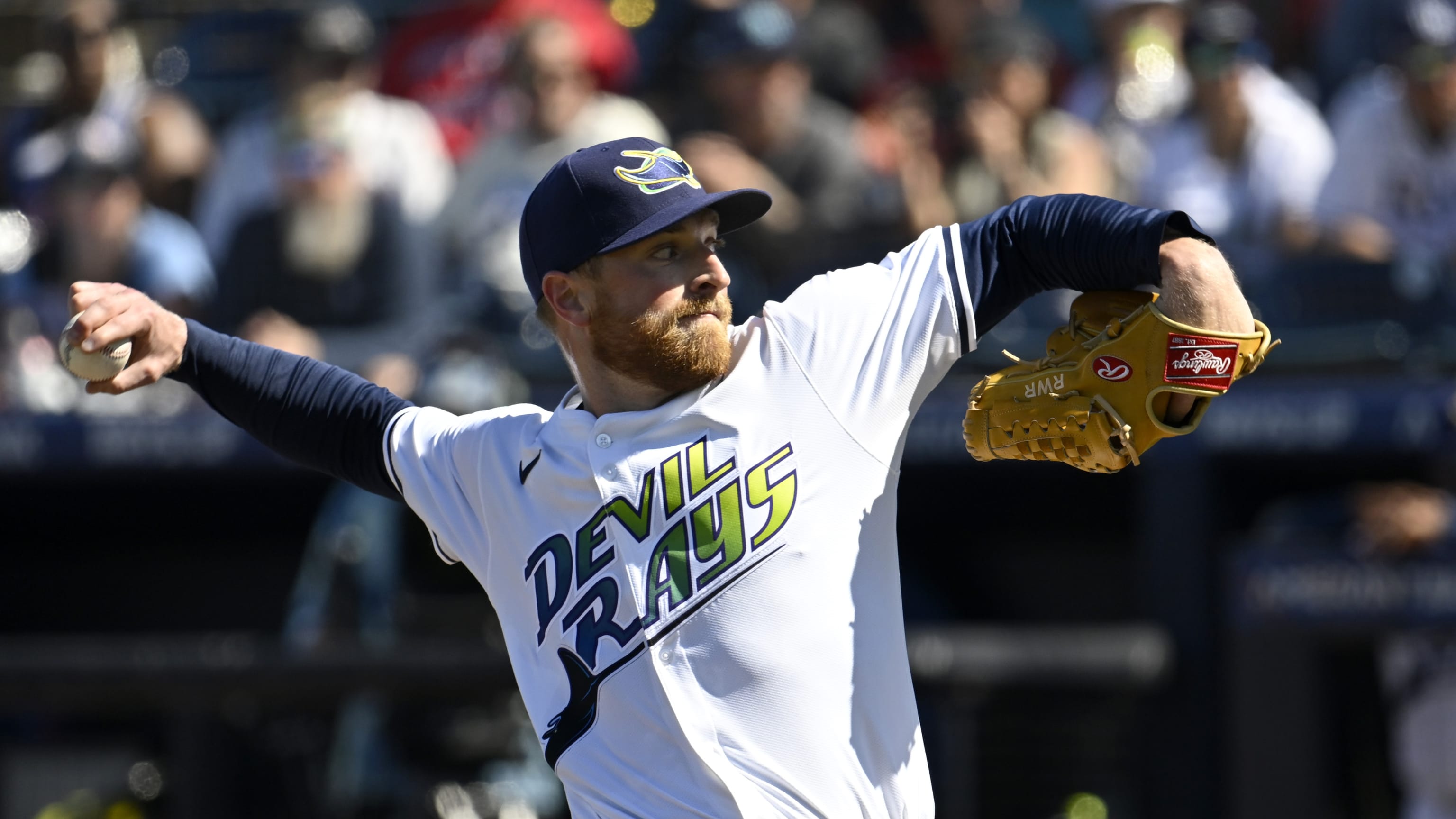 Drew Rasmussen fans seven in five scoreless innings