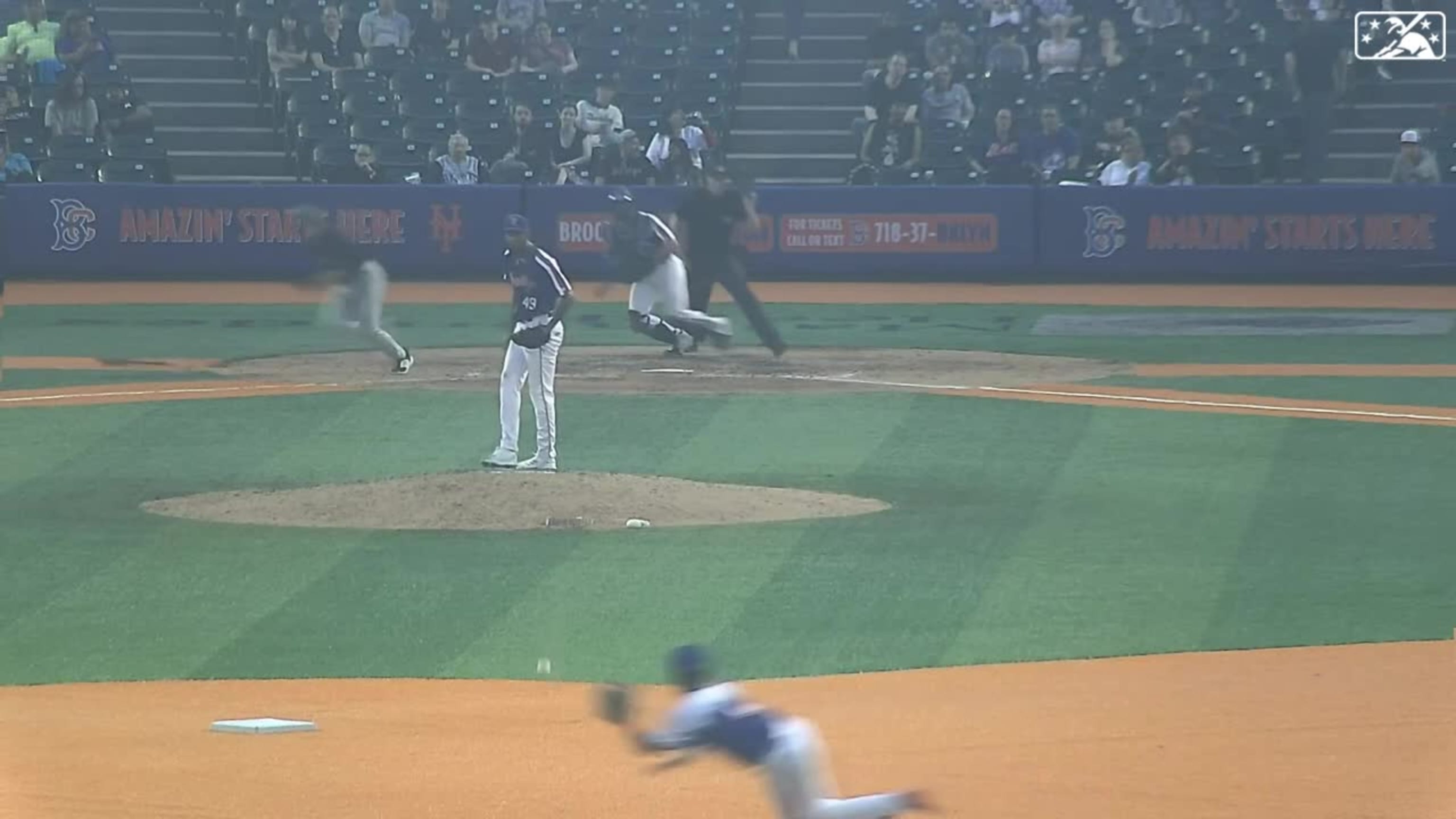 Junior Tilien's diving stop 