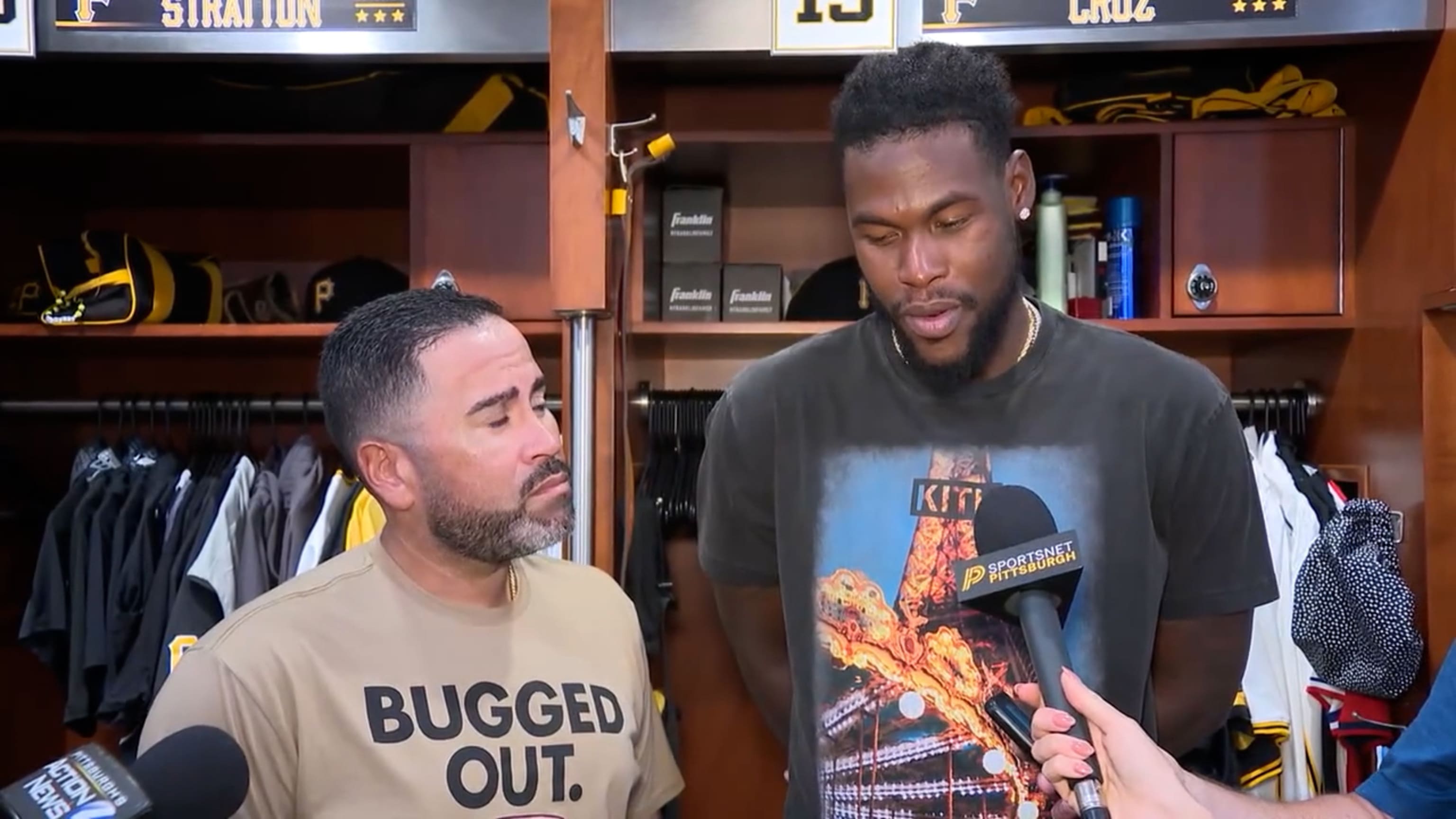 Oneil Cruz enjoying switch to center field
