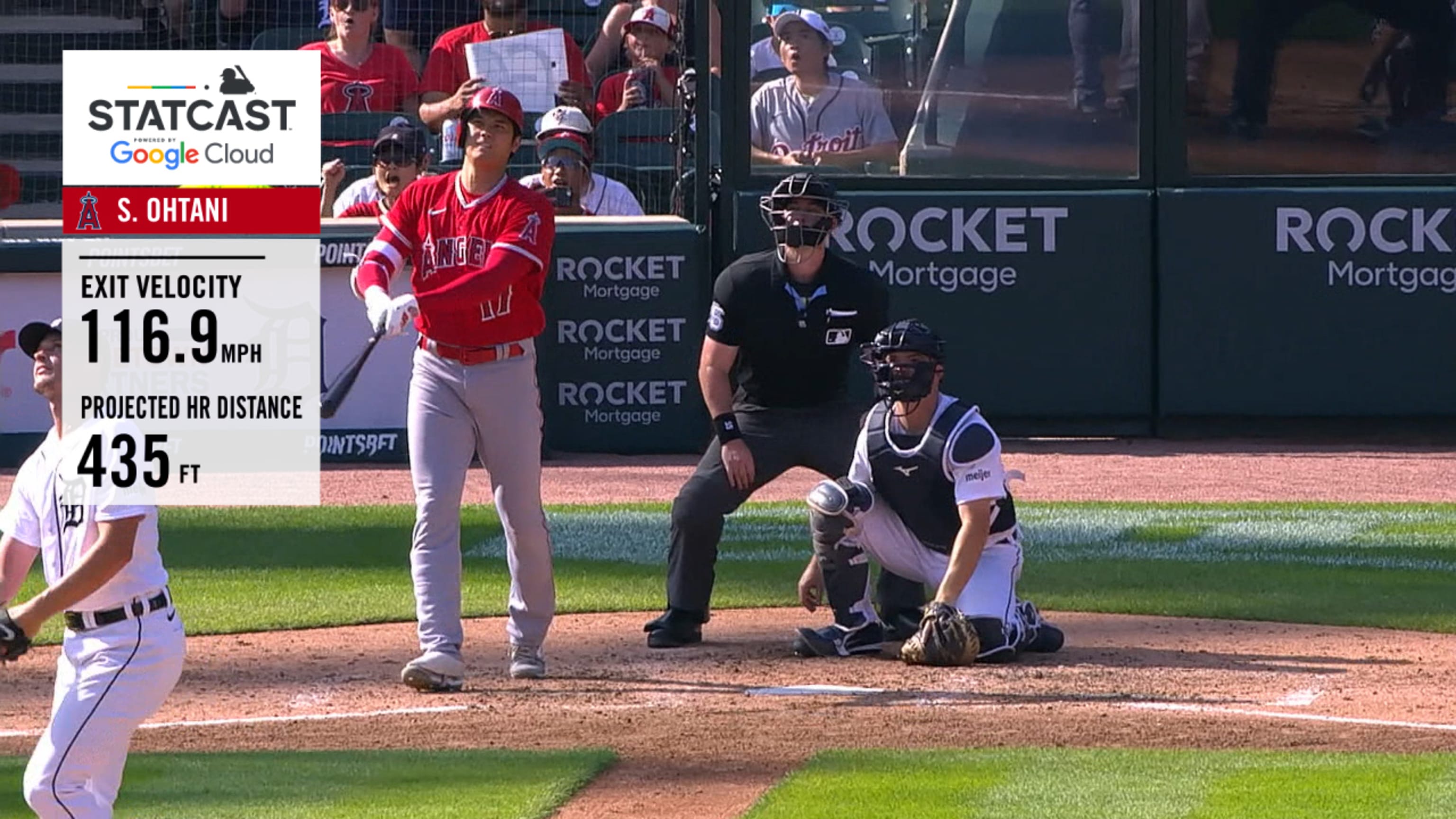 2do jonrón de Ohtani de 435 pies