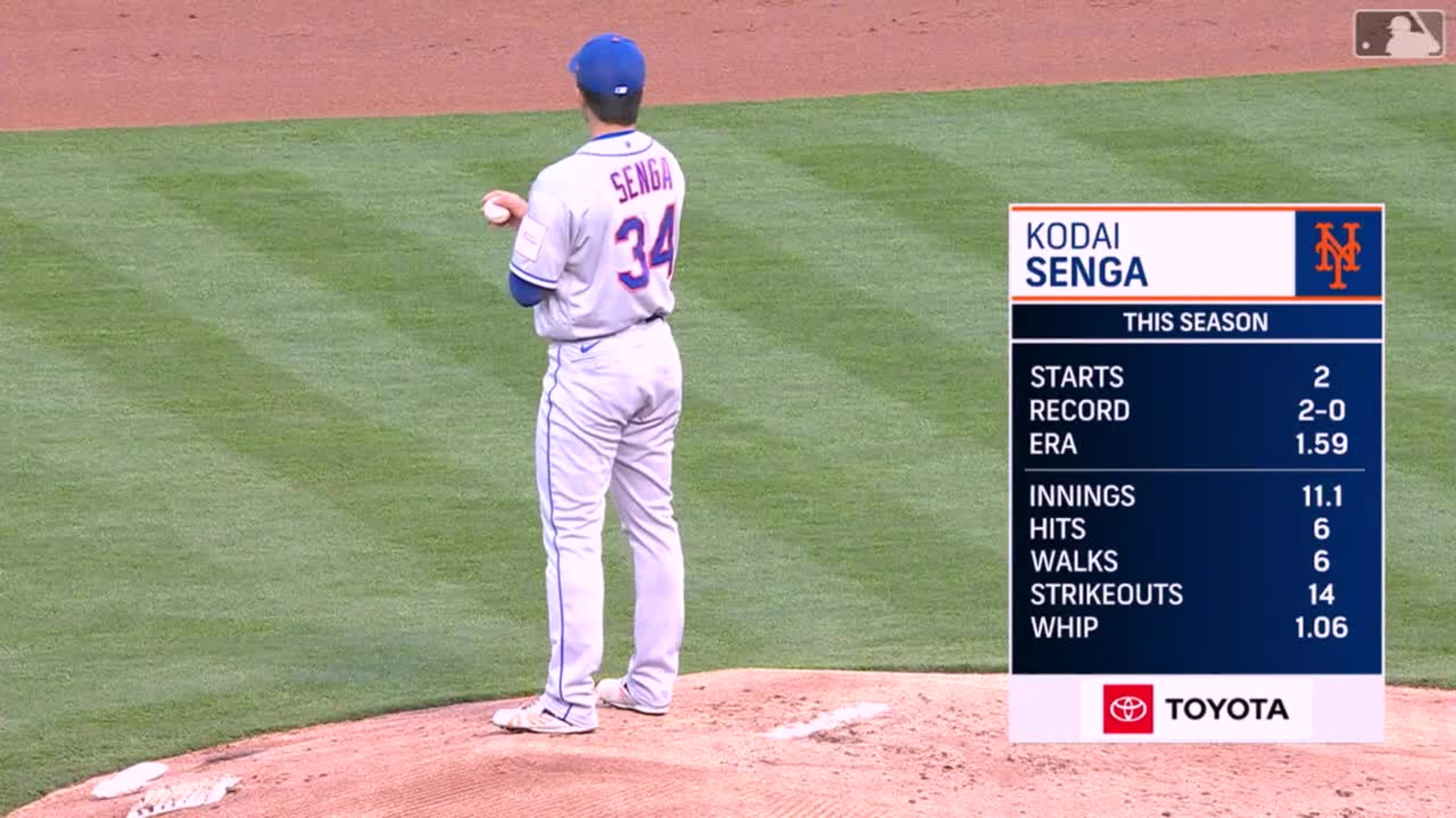 Senga K's 7 over 4 2/3 innings