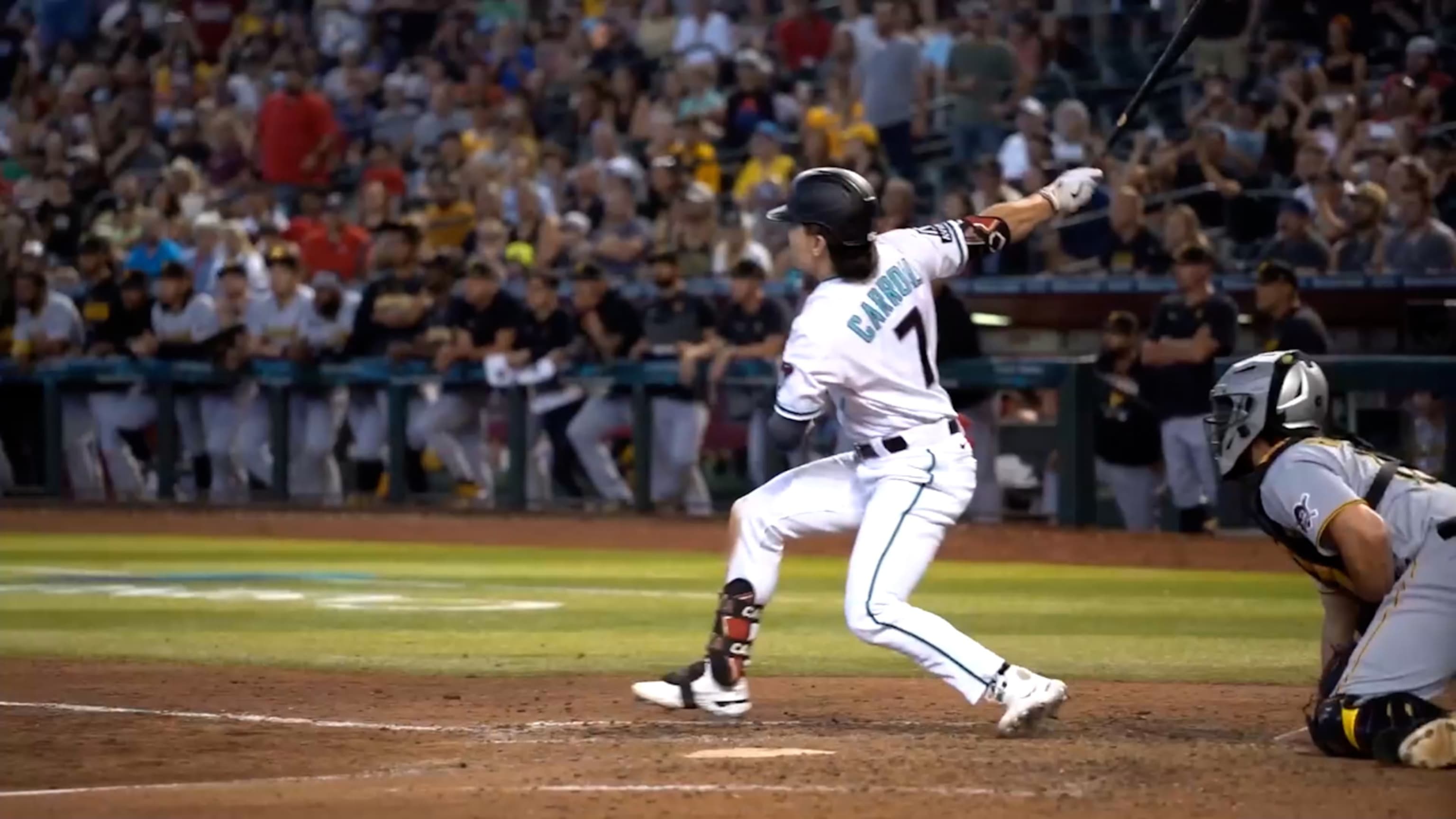 carroll delivers game-winning hit as D-backs top Pirates