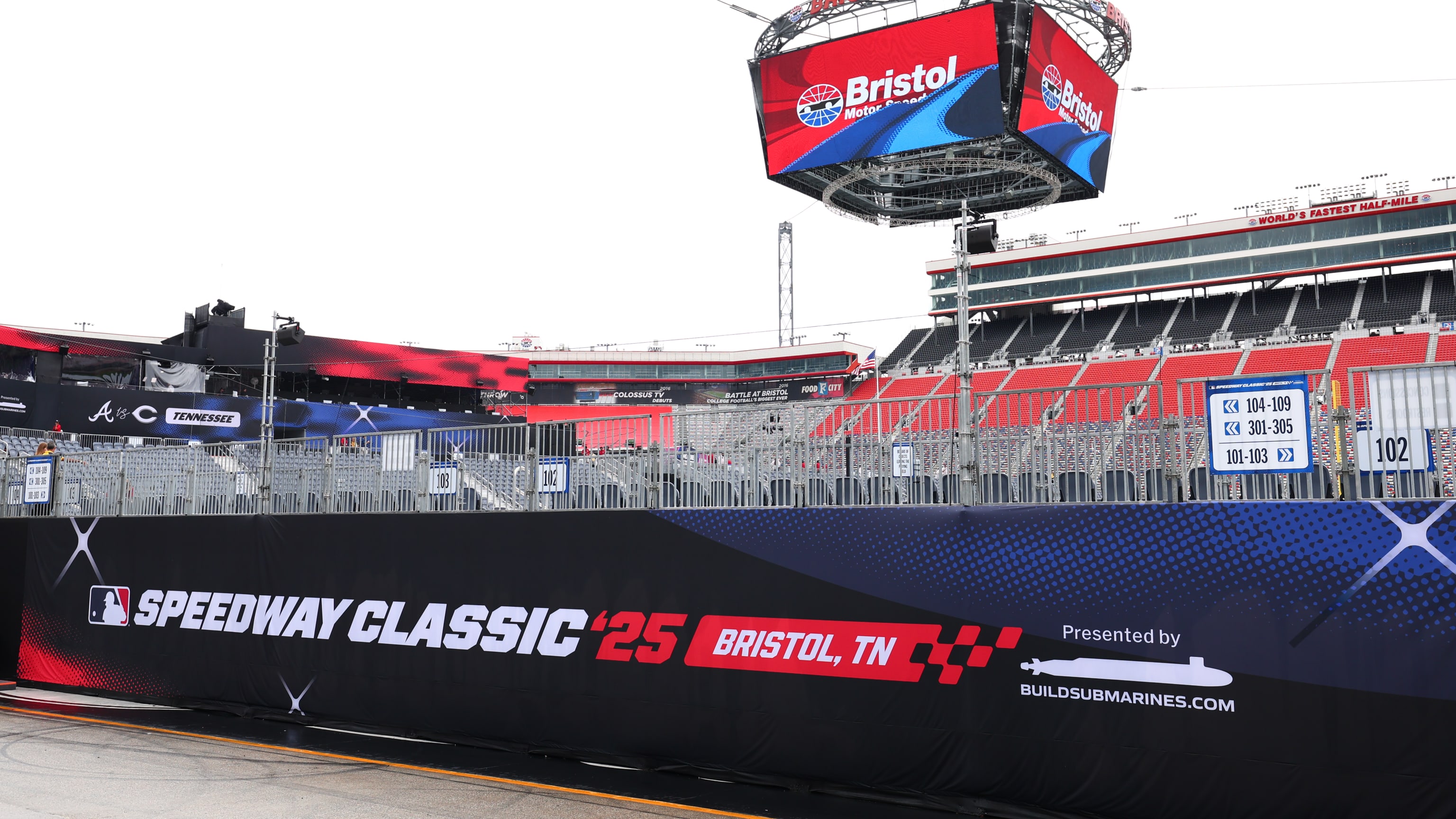 How Bristol Motor Speedway was converted to an MLB stadium