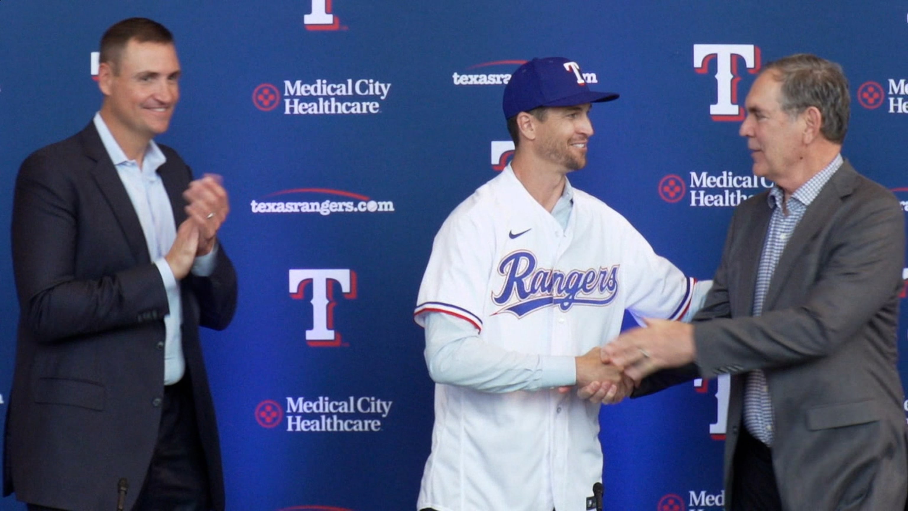 Greg Maddux Helps His Brother at Texas Rangers Spring Training