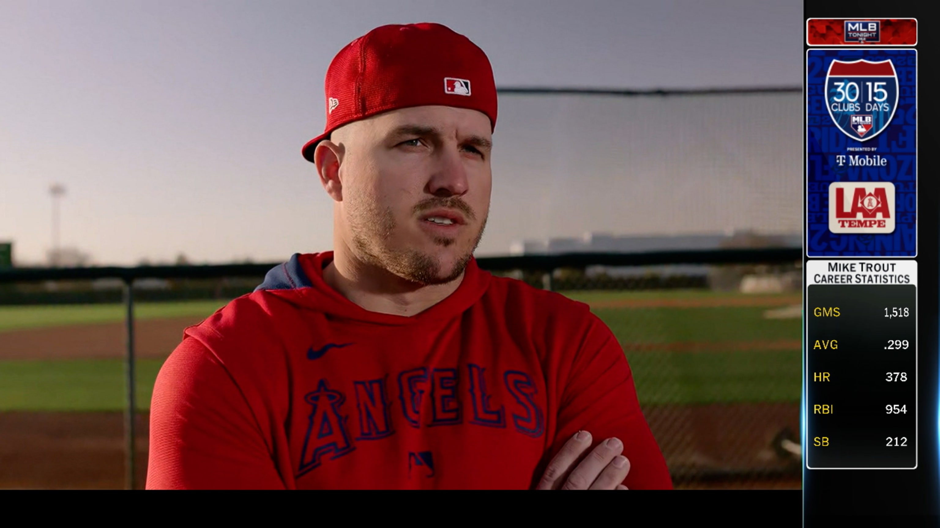 Mike Trout talks health, changing positions