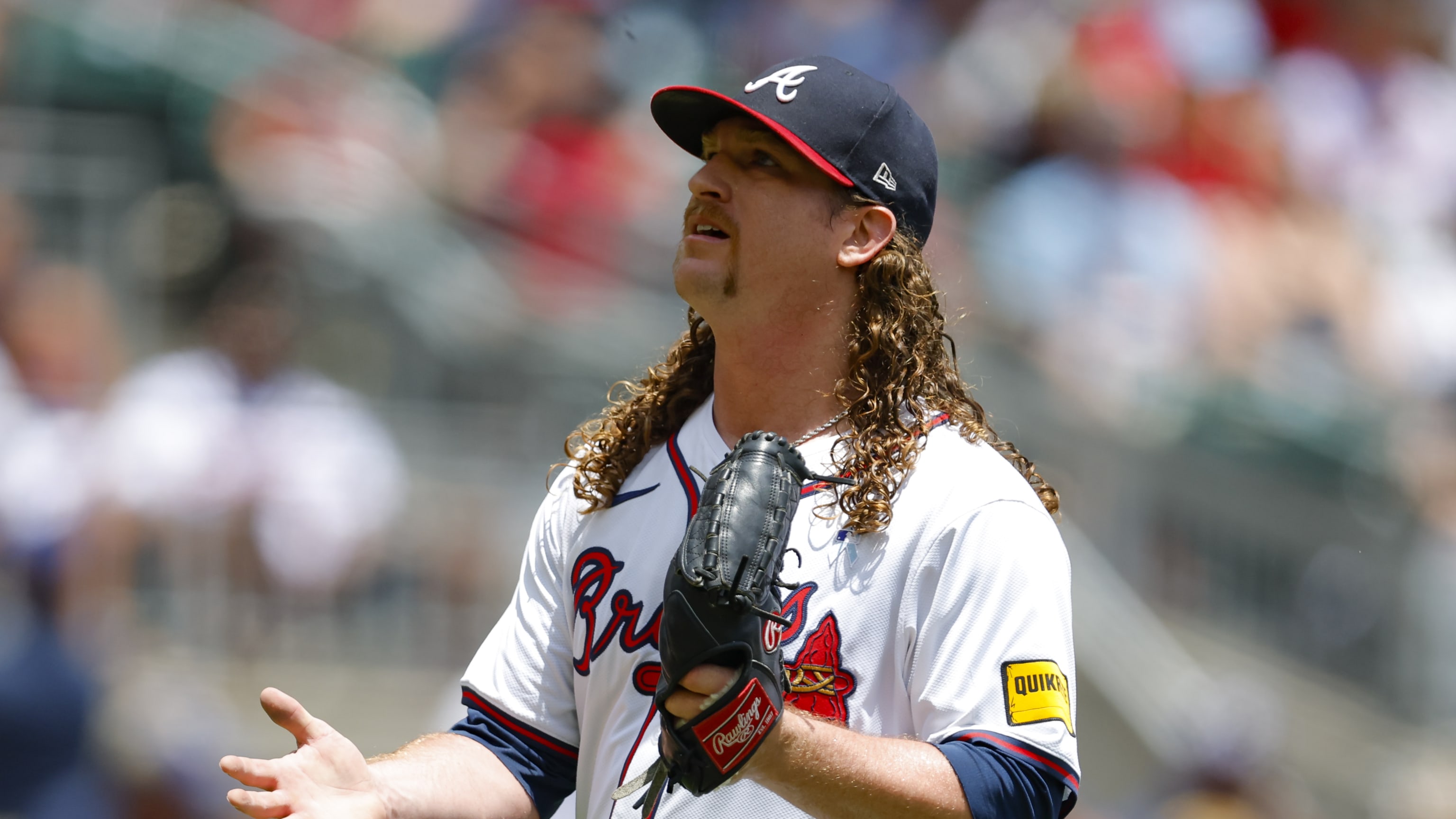 Grant Holmes logs career-high 15 strikeouts in Braves' loss