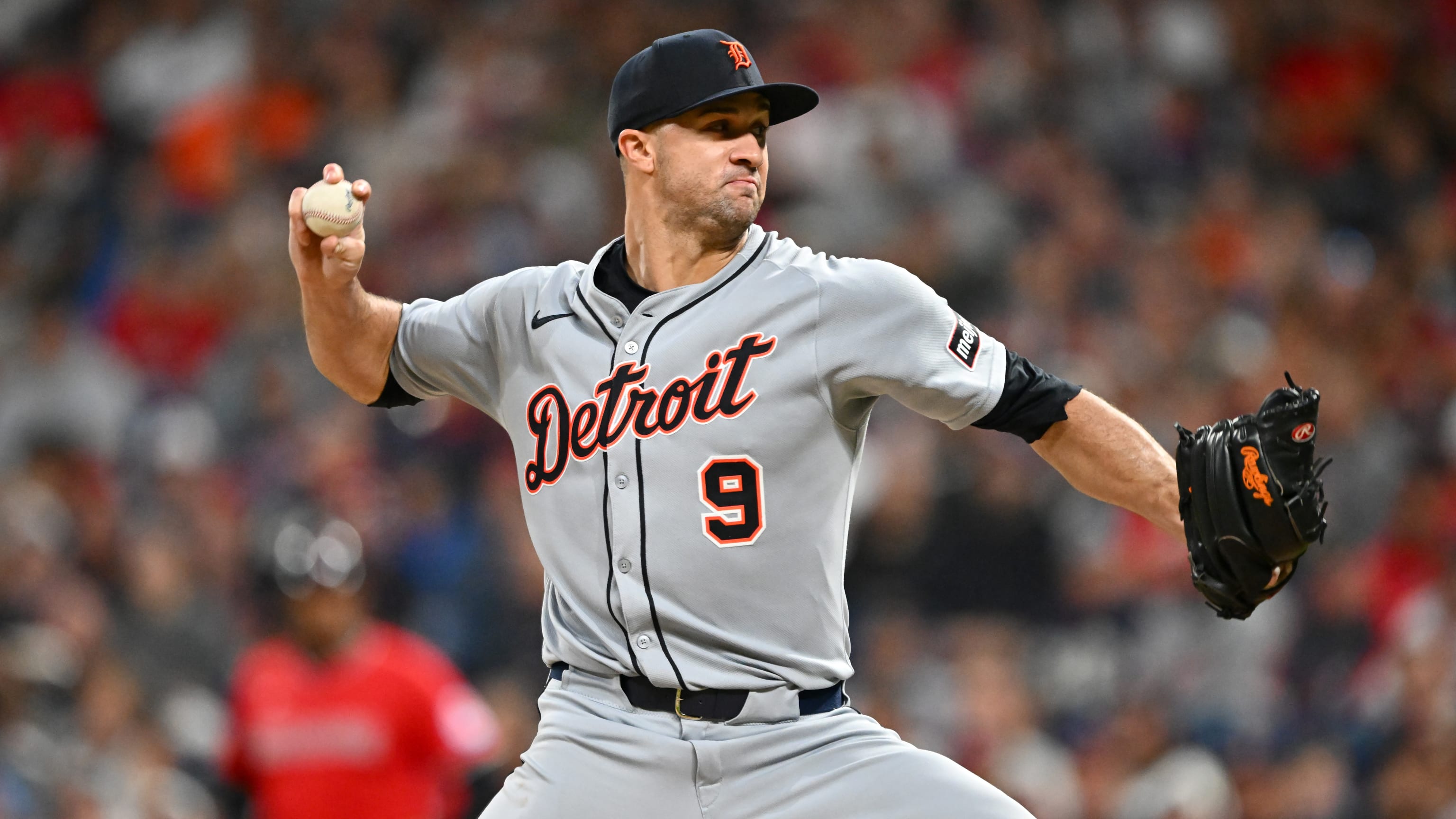 Jack Flaherty strikes out six over 4 1/3 innings