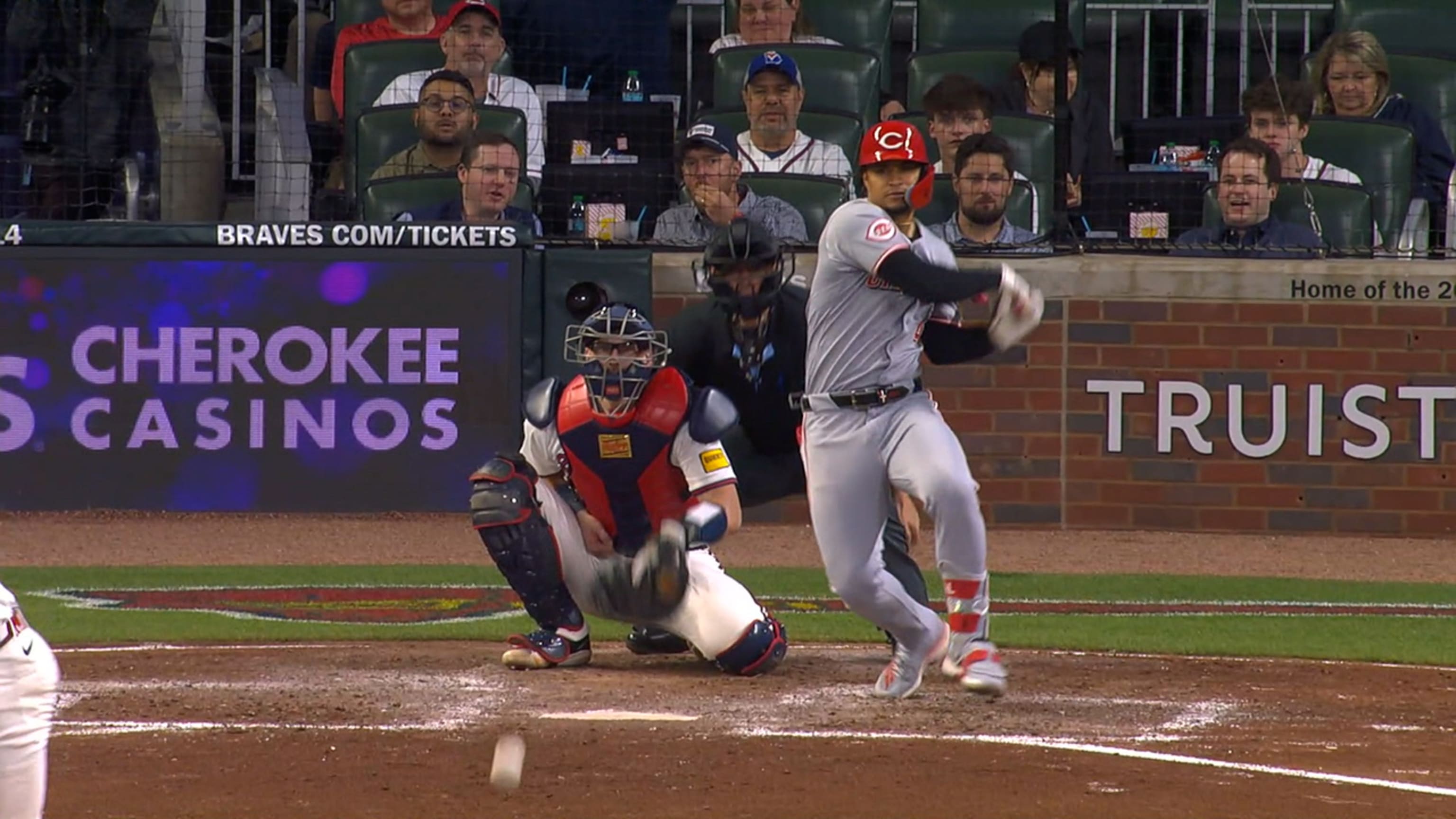 Santiago Espinal breaks up the no-hitter