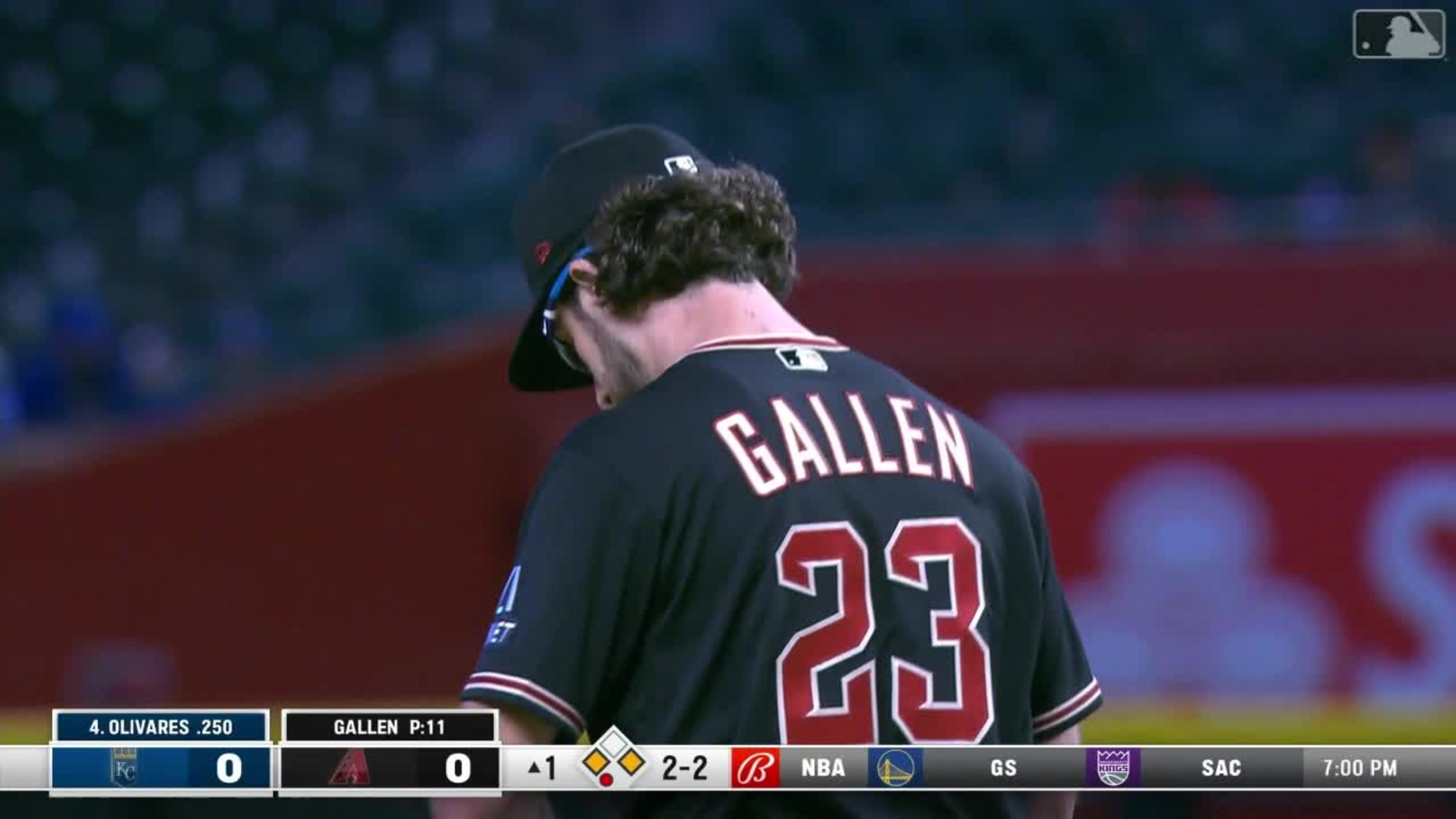 Zac Gallen's 7 strikeouts, 09/29/2023