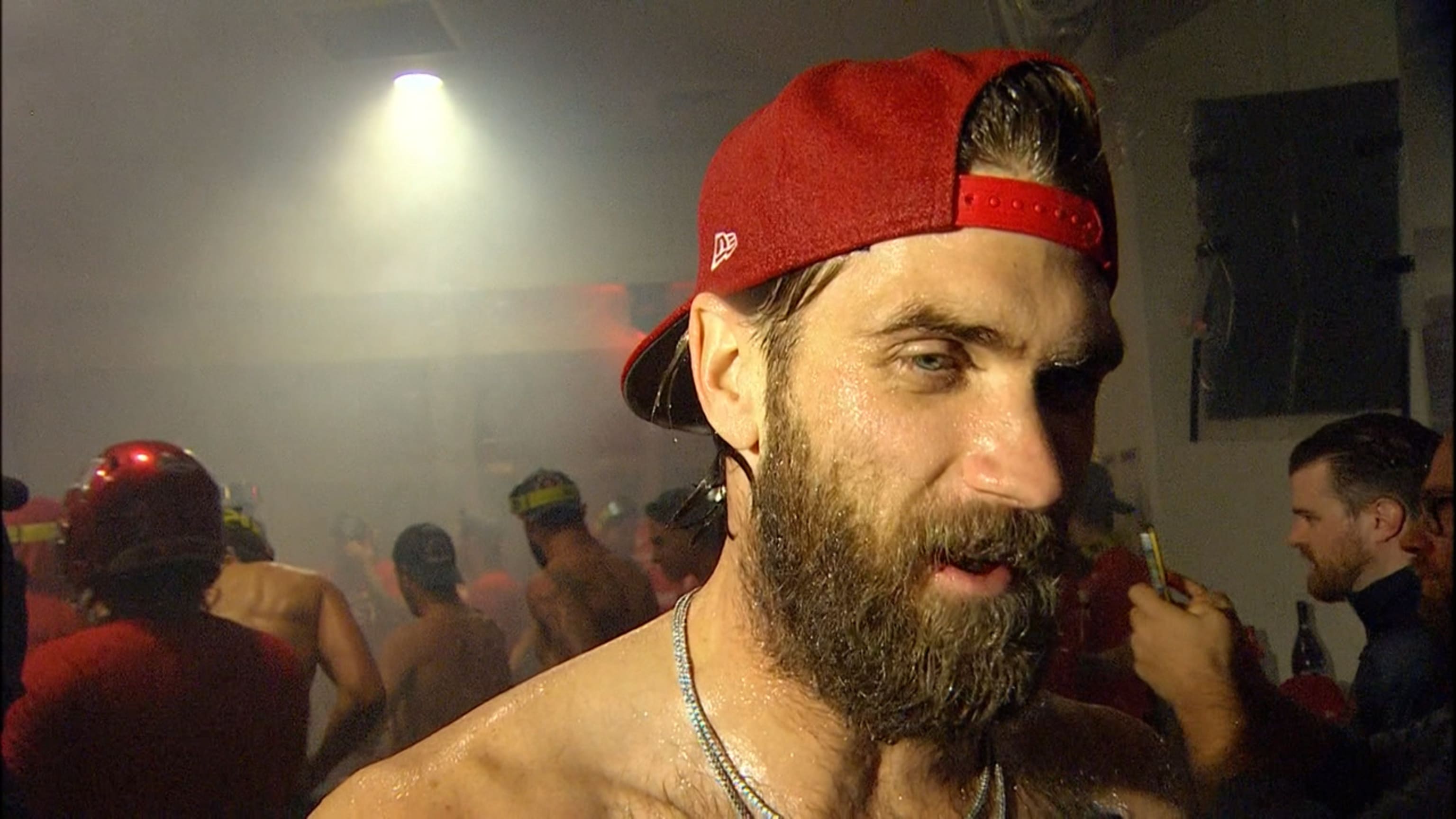 Bryce Harper reacts to NL East title and more
