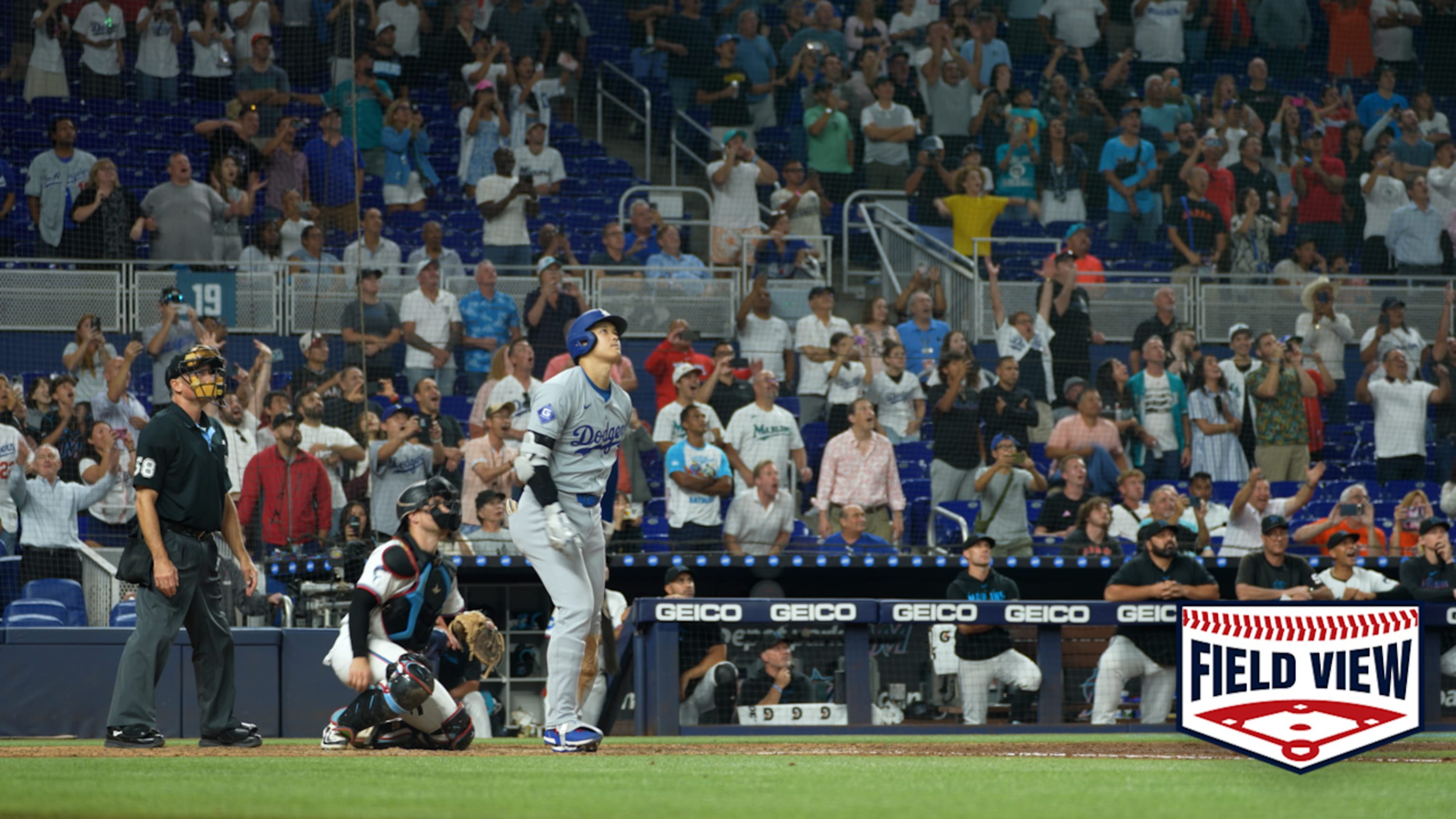 Vista del 51er jonrón de Shohei Ohtani
