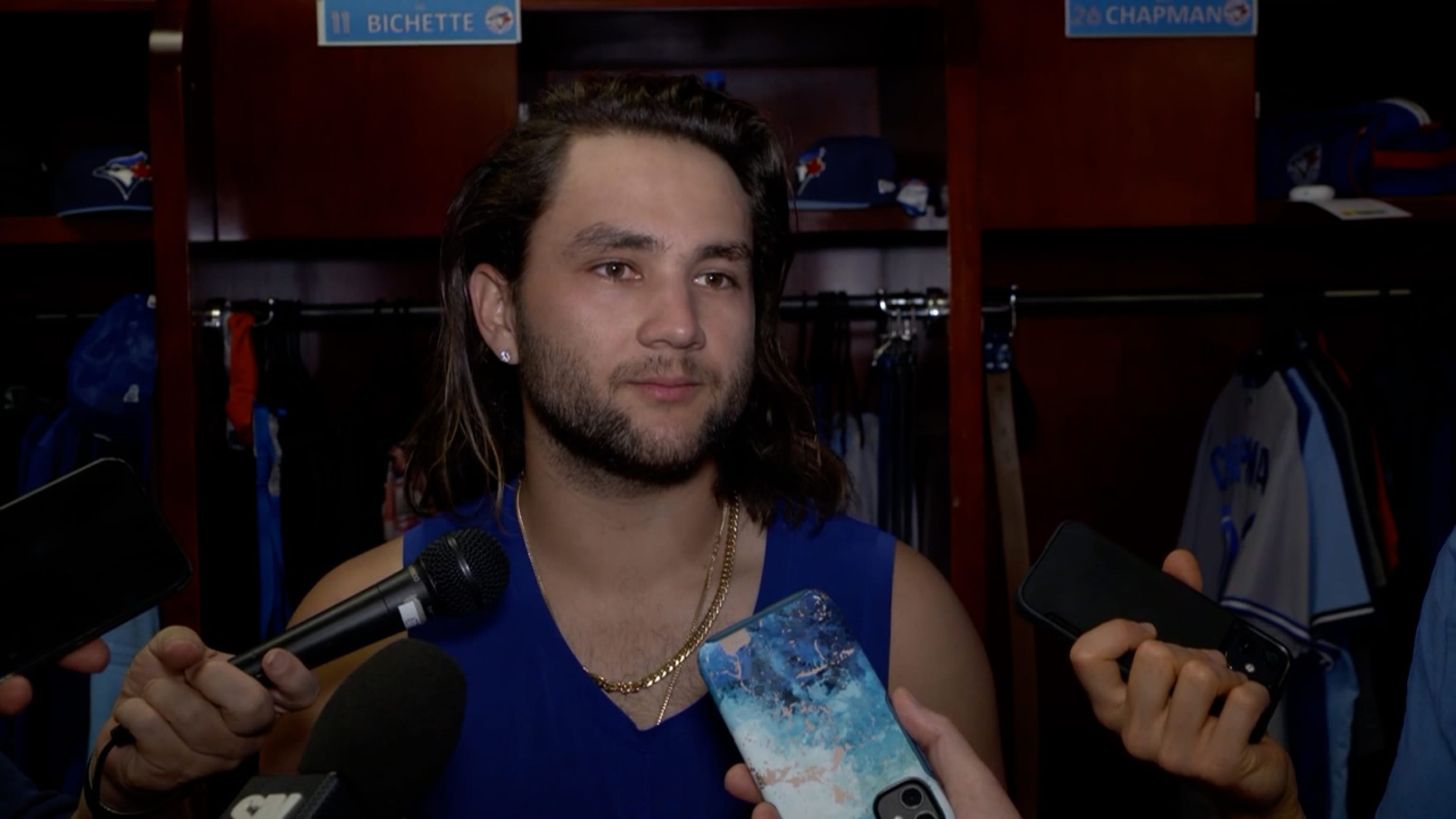 Buffalo Bisons on X: 🗣️Bo Bichette following his 2-hit game with the # Bisons on Wednesday. #BlueJays  / X