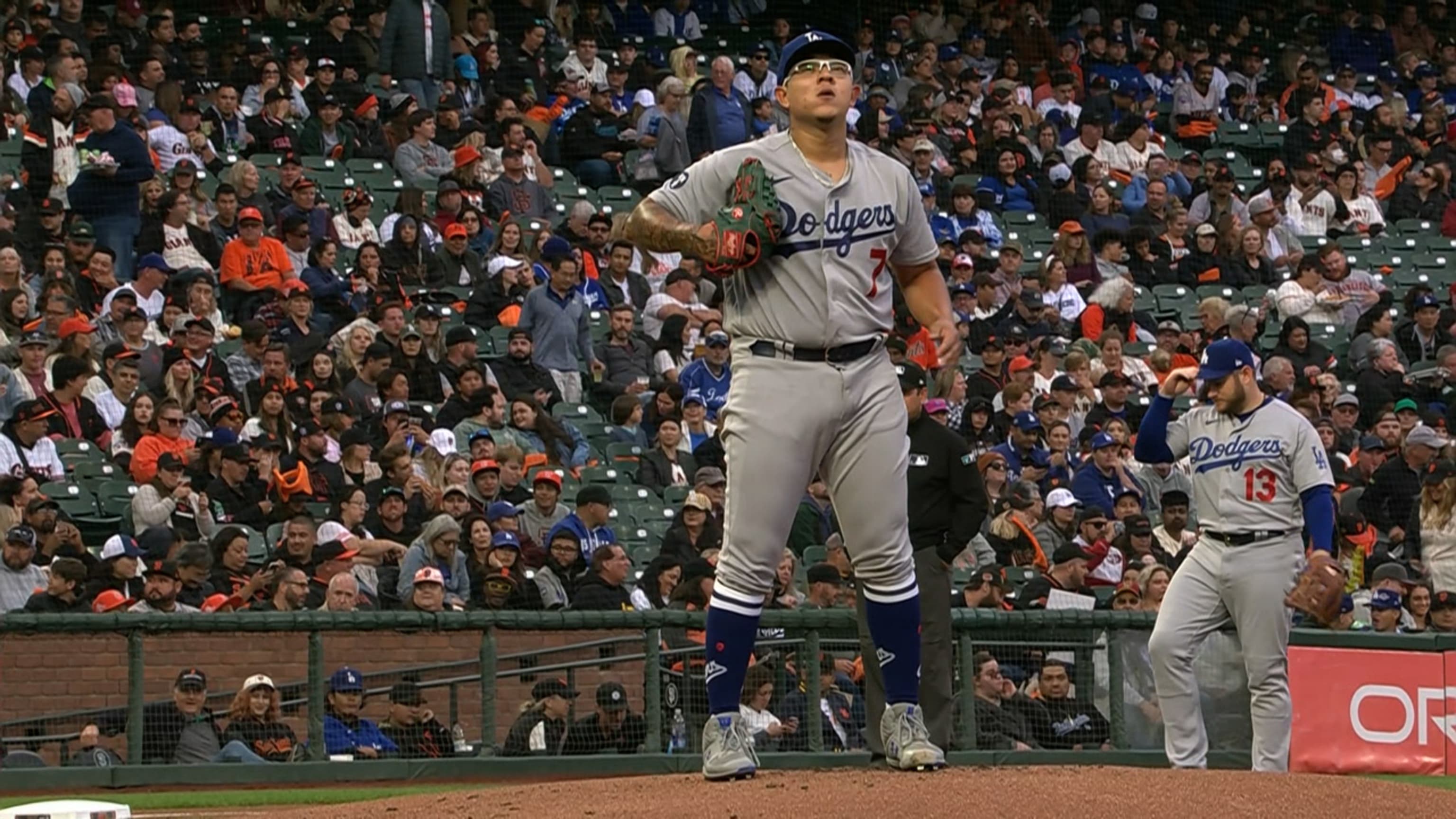 Julio Urías 7 Los Angeles Dodgers baseball player El Culichi