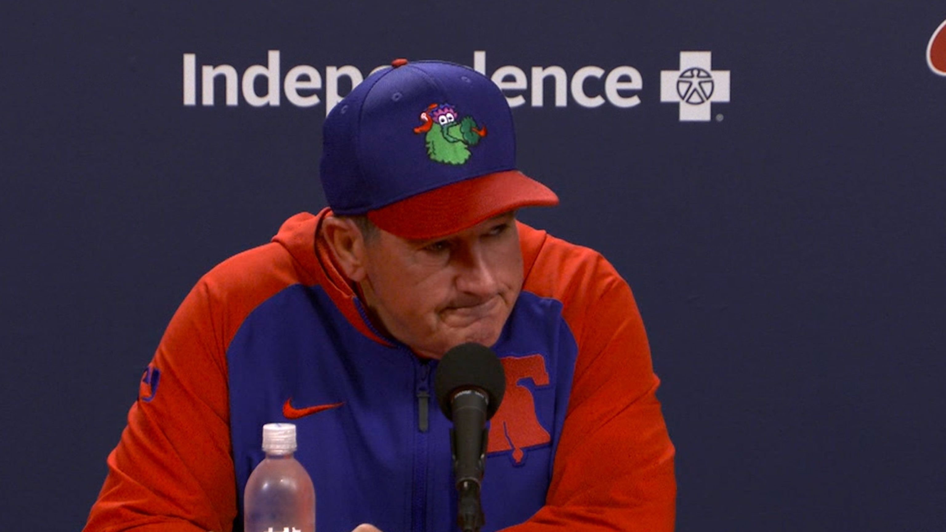 Rob Thomson discusses losing a lead late in the game
