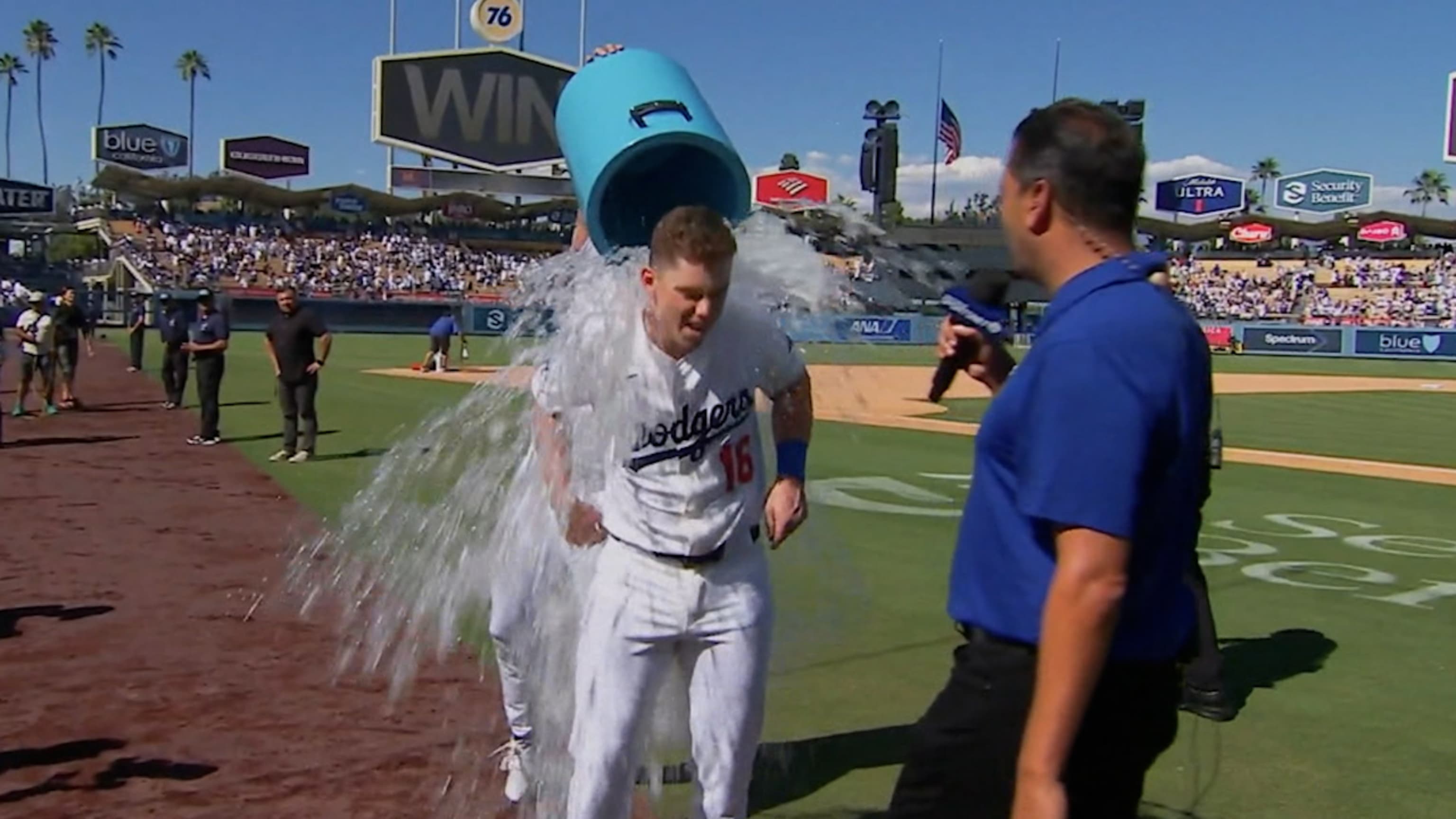 Will Smith on his walk-off HR, needing the win