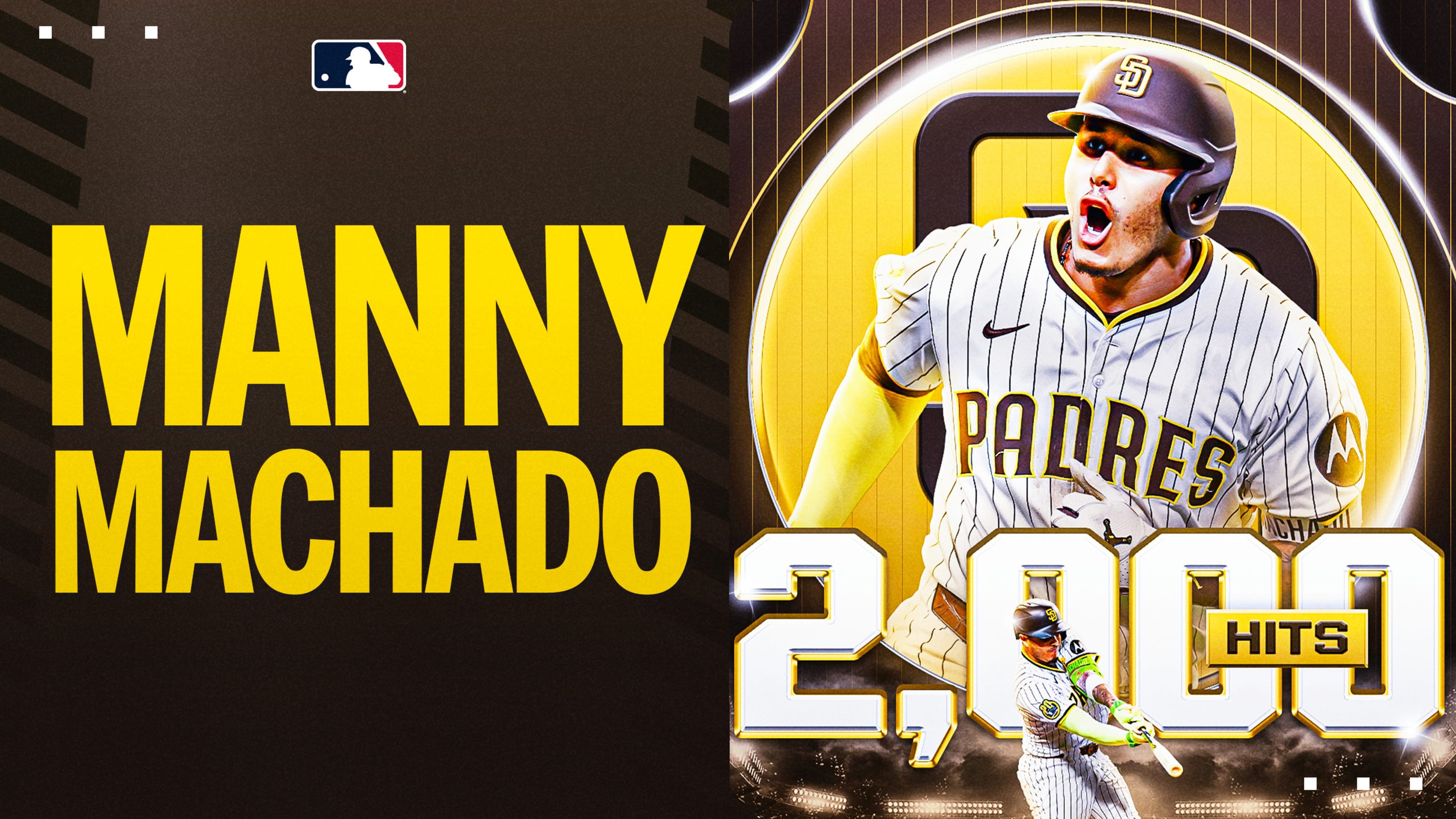Manny Machado's 2,000th career hit