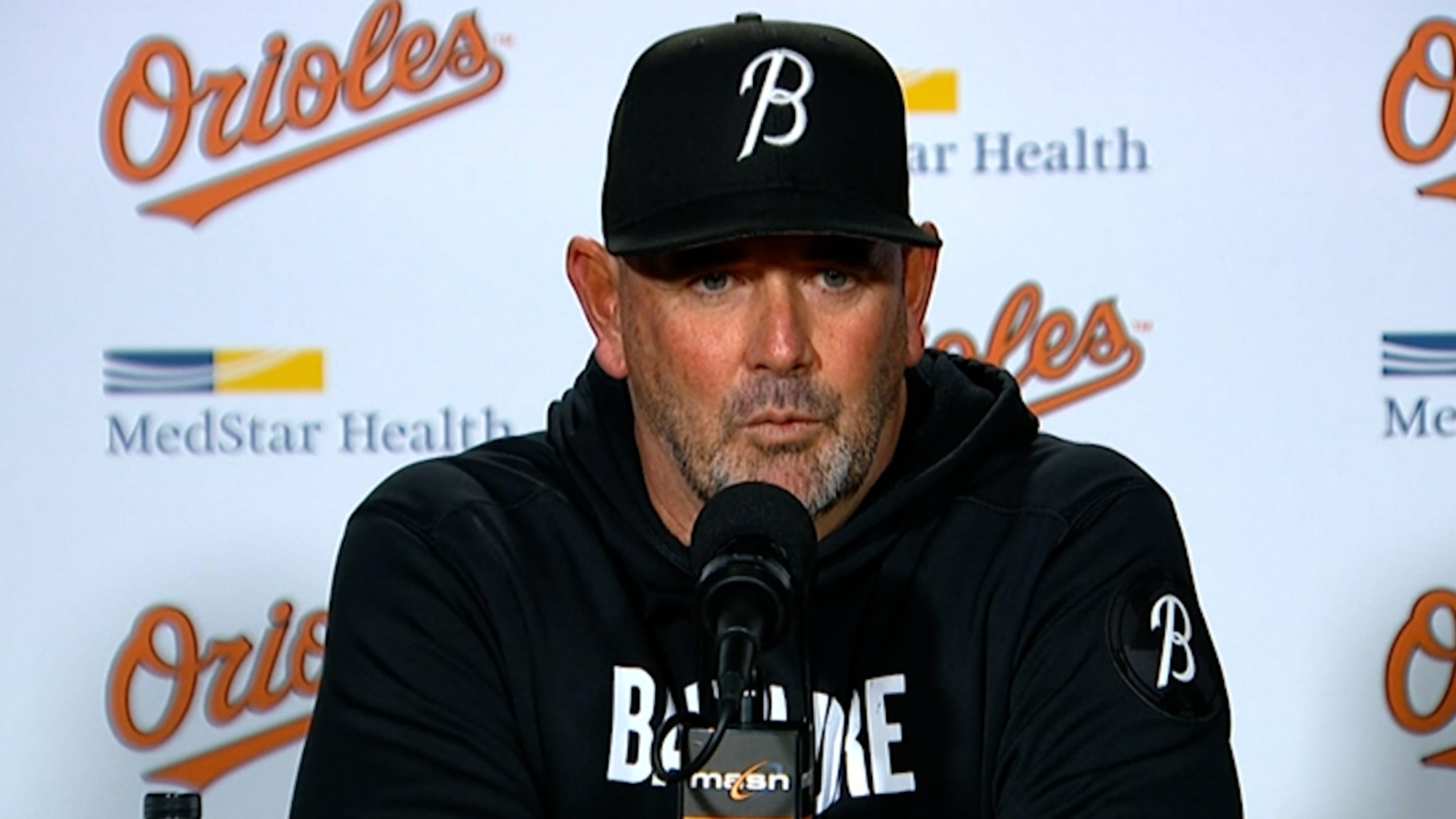 Brandon Hyde on pitching in loss