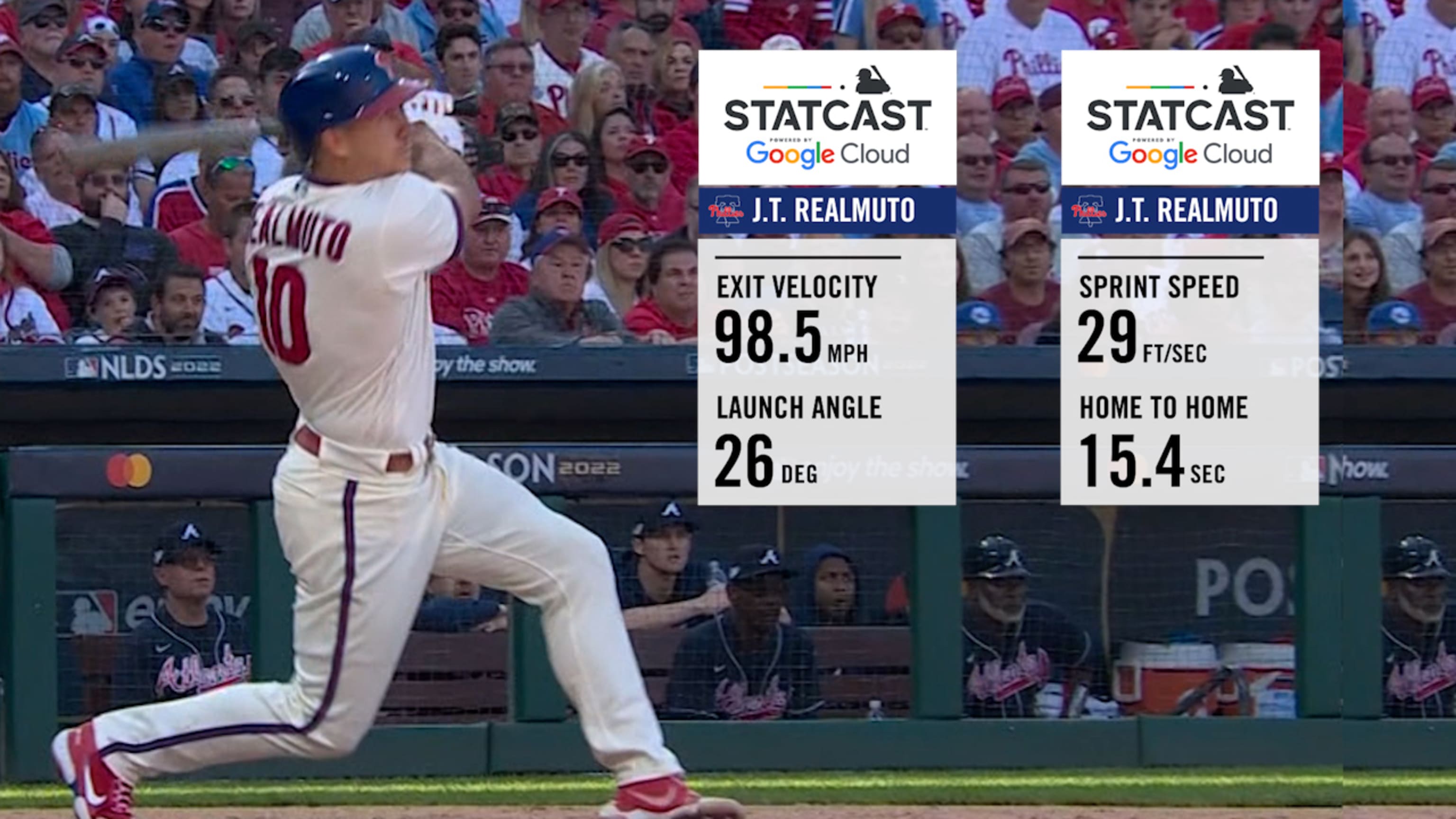 INSIDE! THE! PARK! HOME! RUN! J.T. Realmuto races around bases at Phillies  extend lead! 