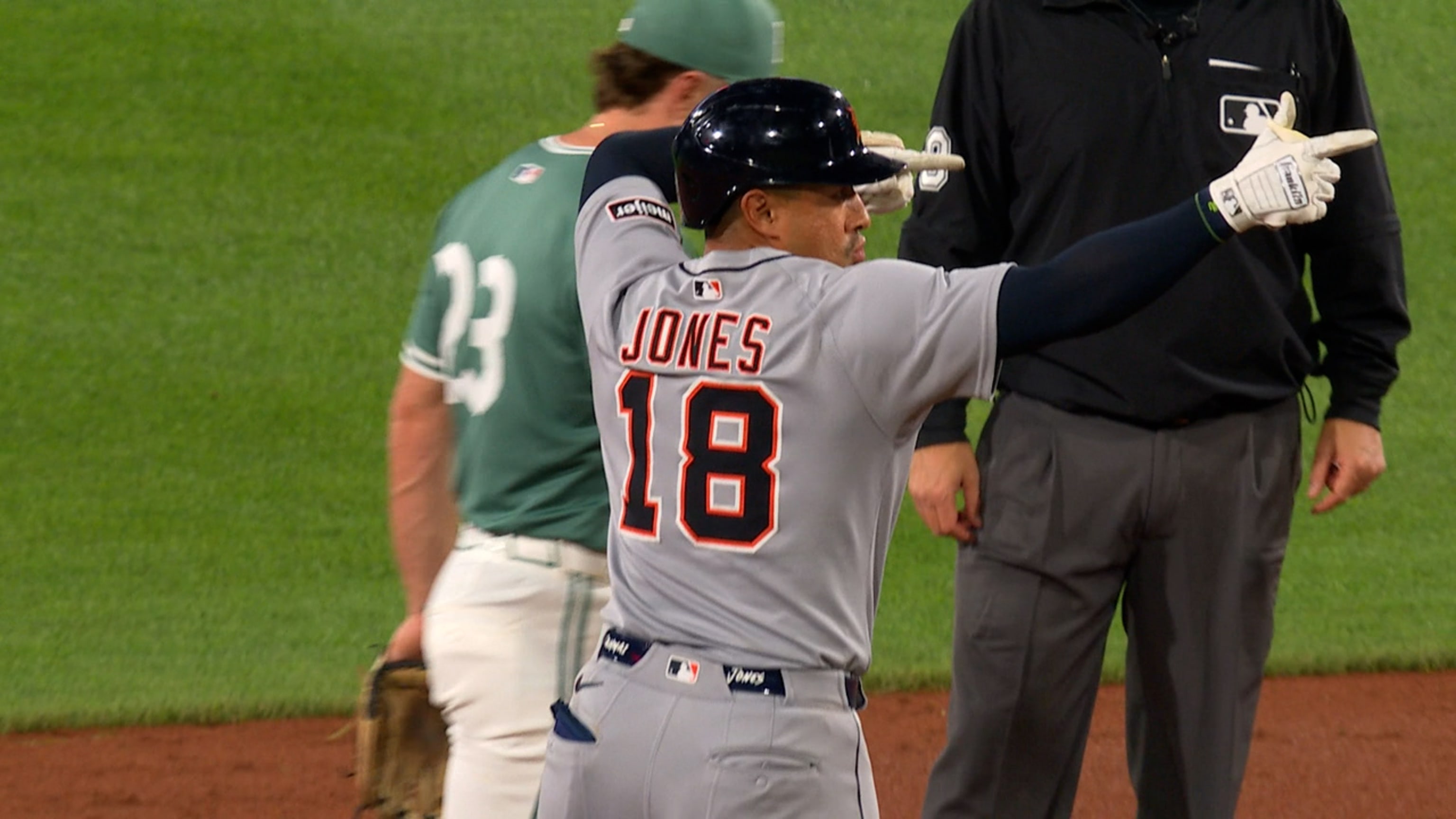Jahmai Jones' two-run double