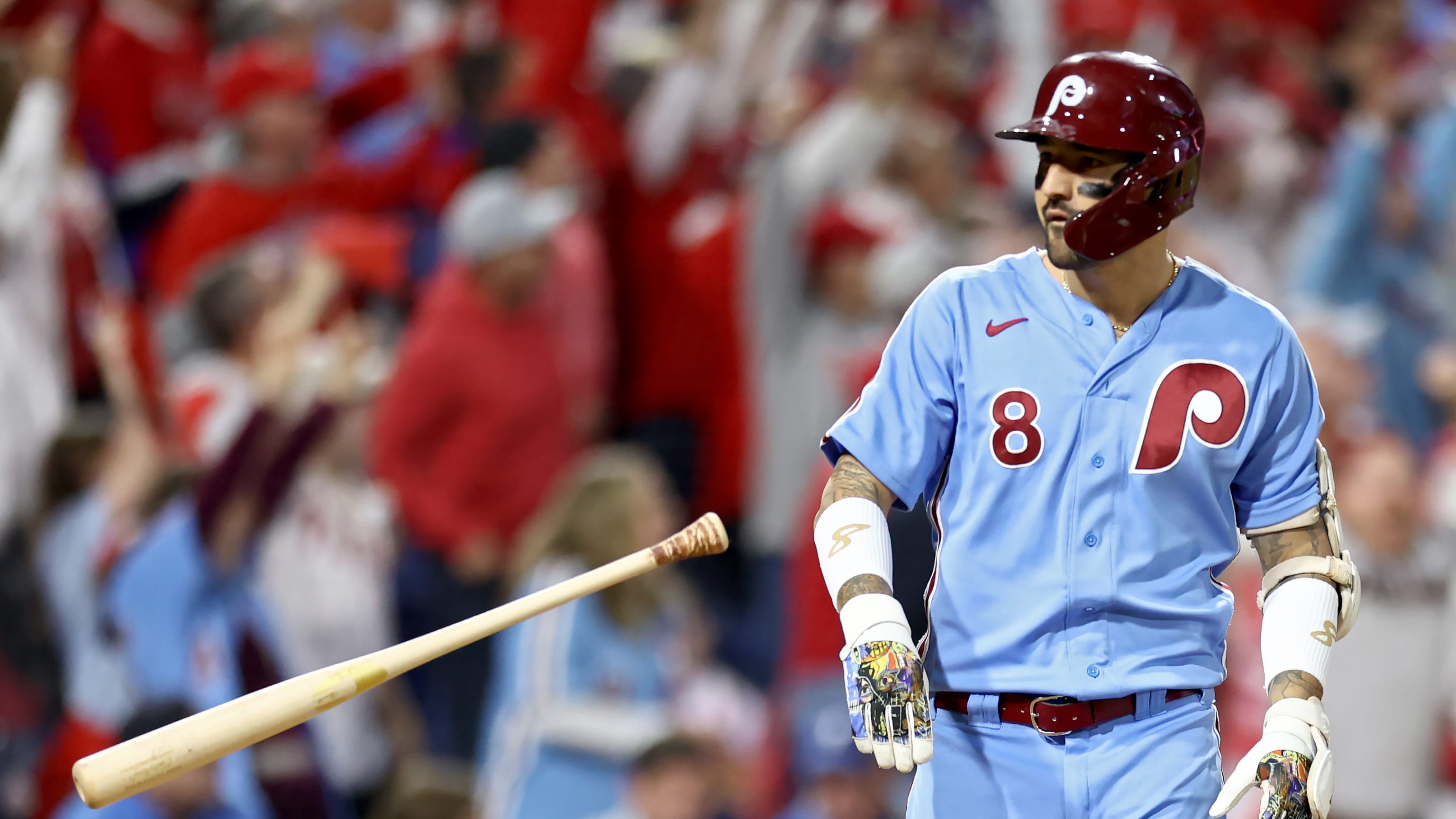 Nick Castellanos and Phillies bask in the view after beating Braves their  way to reach NLCS - The Athletic