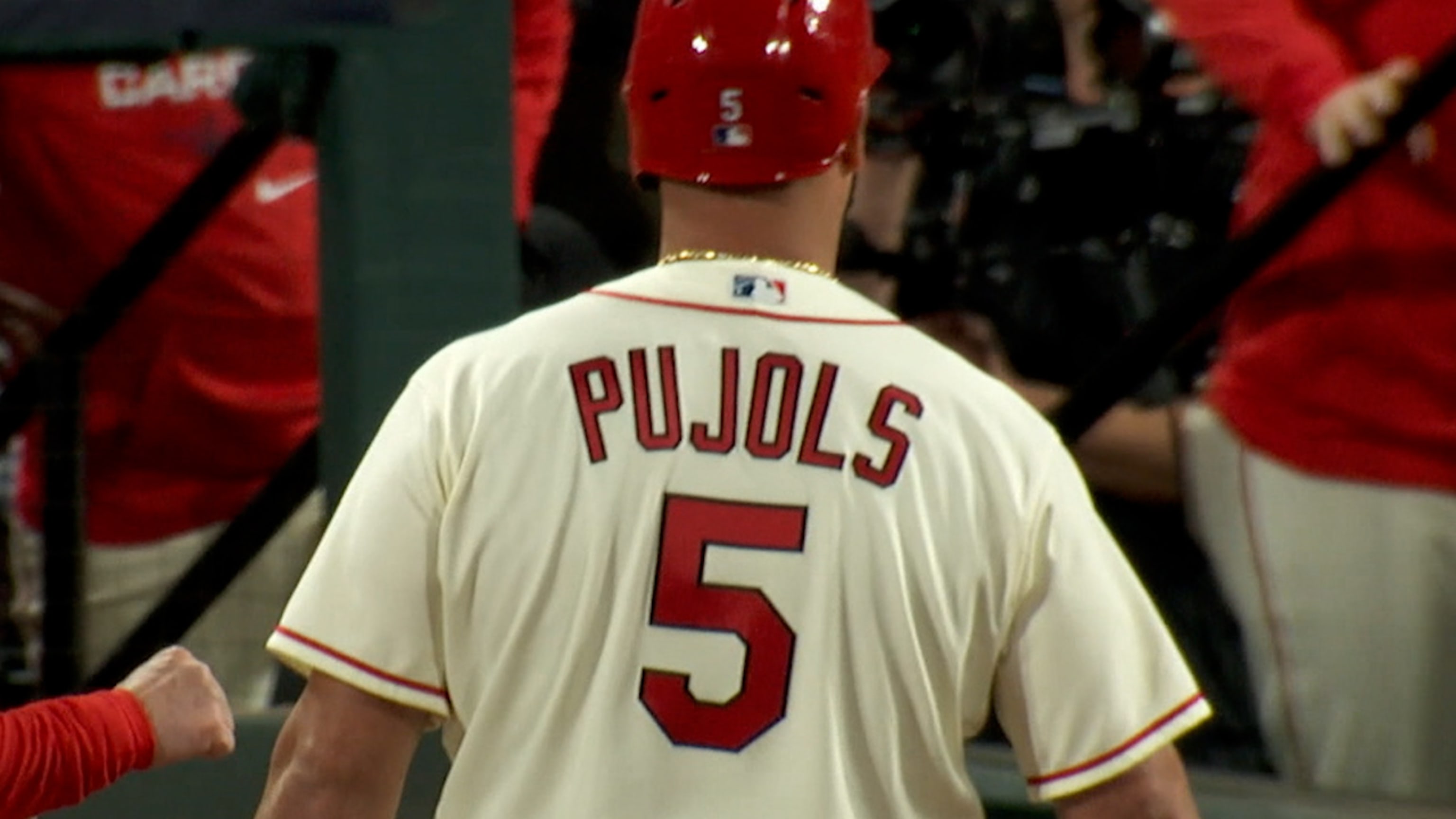 Pujols en su último turno
