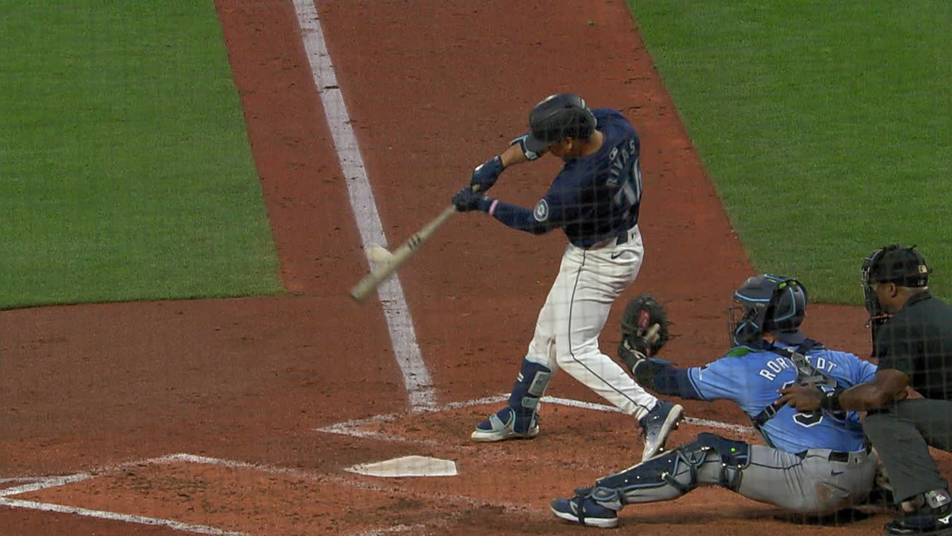 Leo Rivas' RBI single