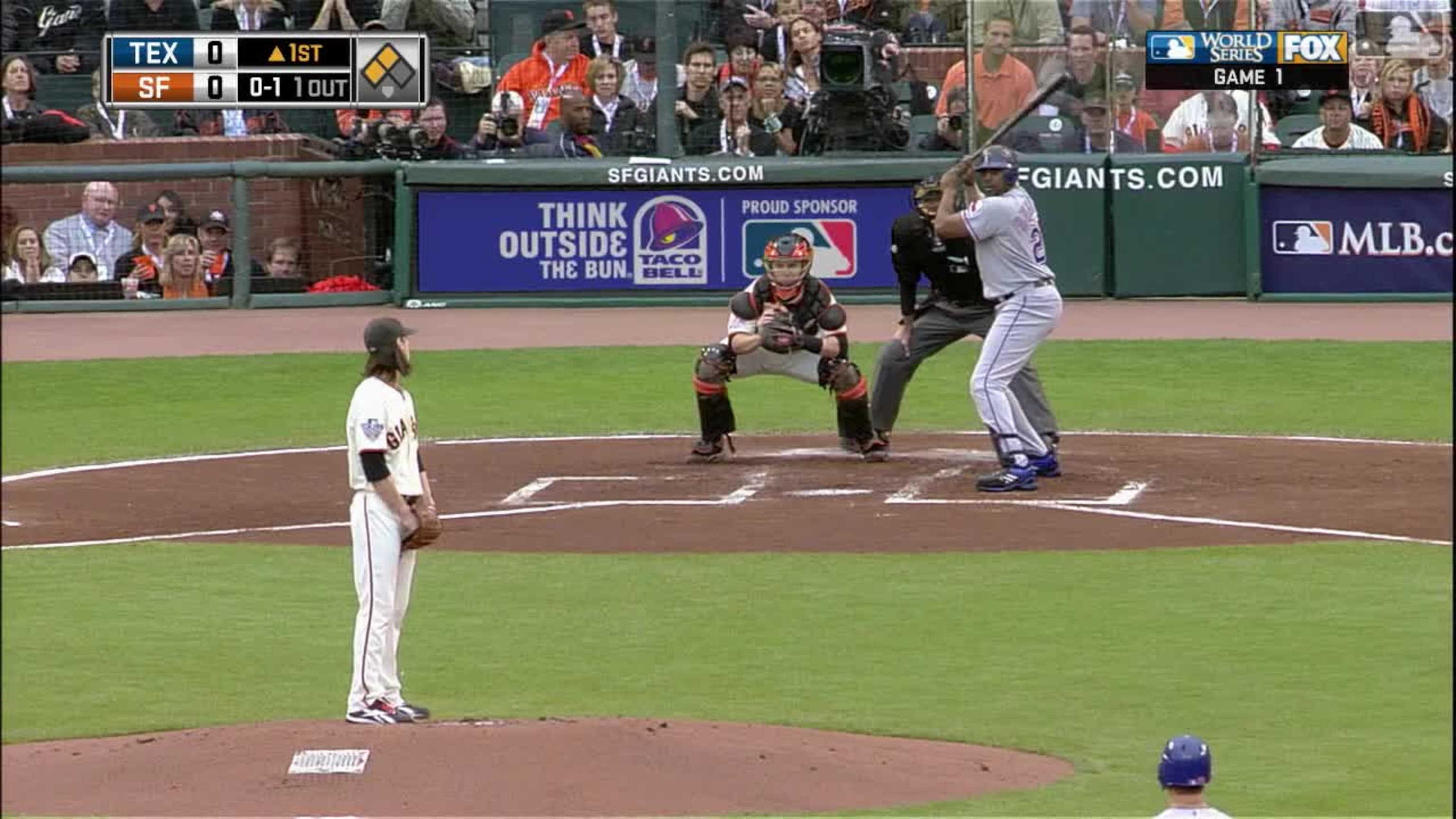 ブラディミール・ゲレーロSr.が息子のワールドシリーズ初戦を応援